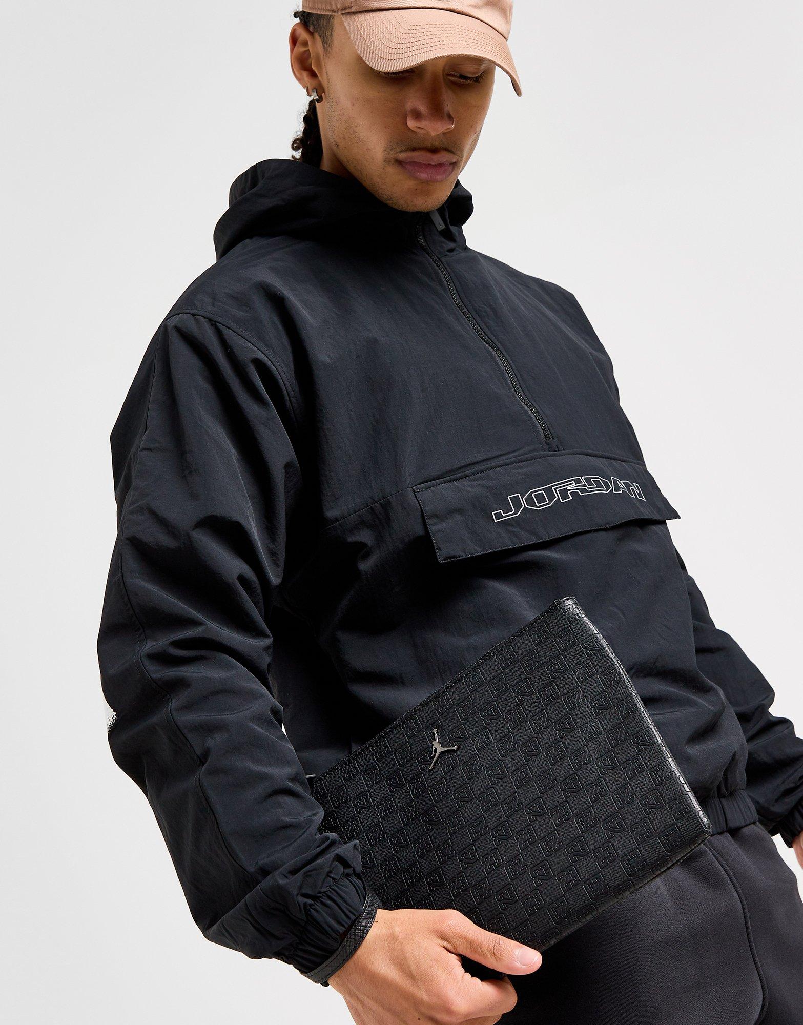 Black Jordan Monogram Pouch Bag - JD Sports Global