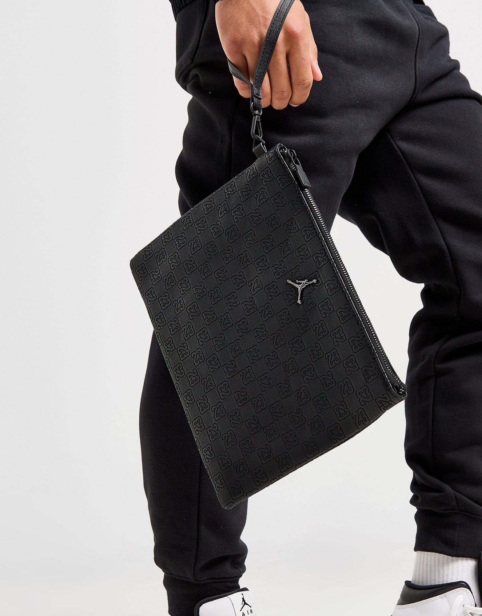 Black Jordan Monogram Pouch Bag - JD Sports Global