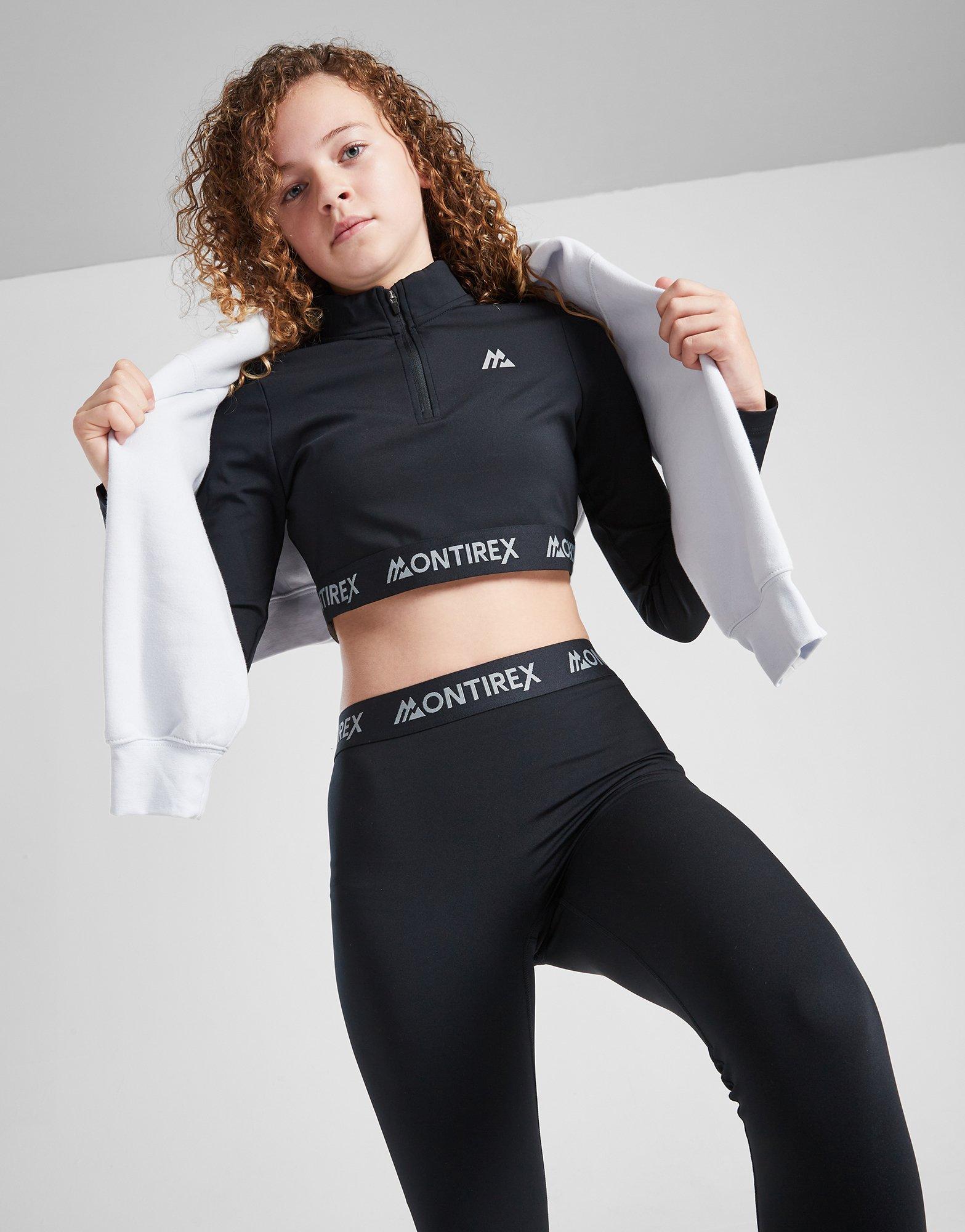 MONTIREX Girls' Icon 1/4 Zip Top Junior