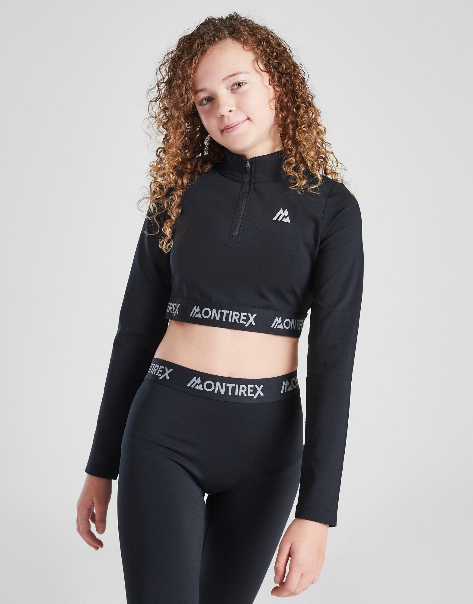 MONTIREX Girls' Icon 1/4 Zip Top Junior
