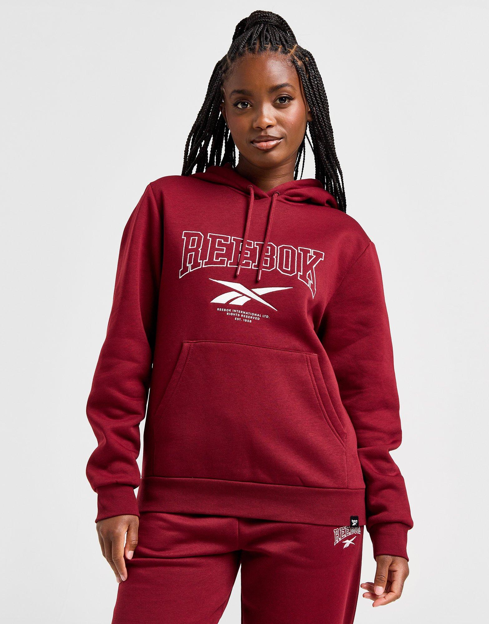 Red Reebok Bowkers Overhead Hoodie JD Sports UK