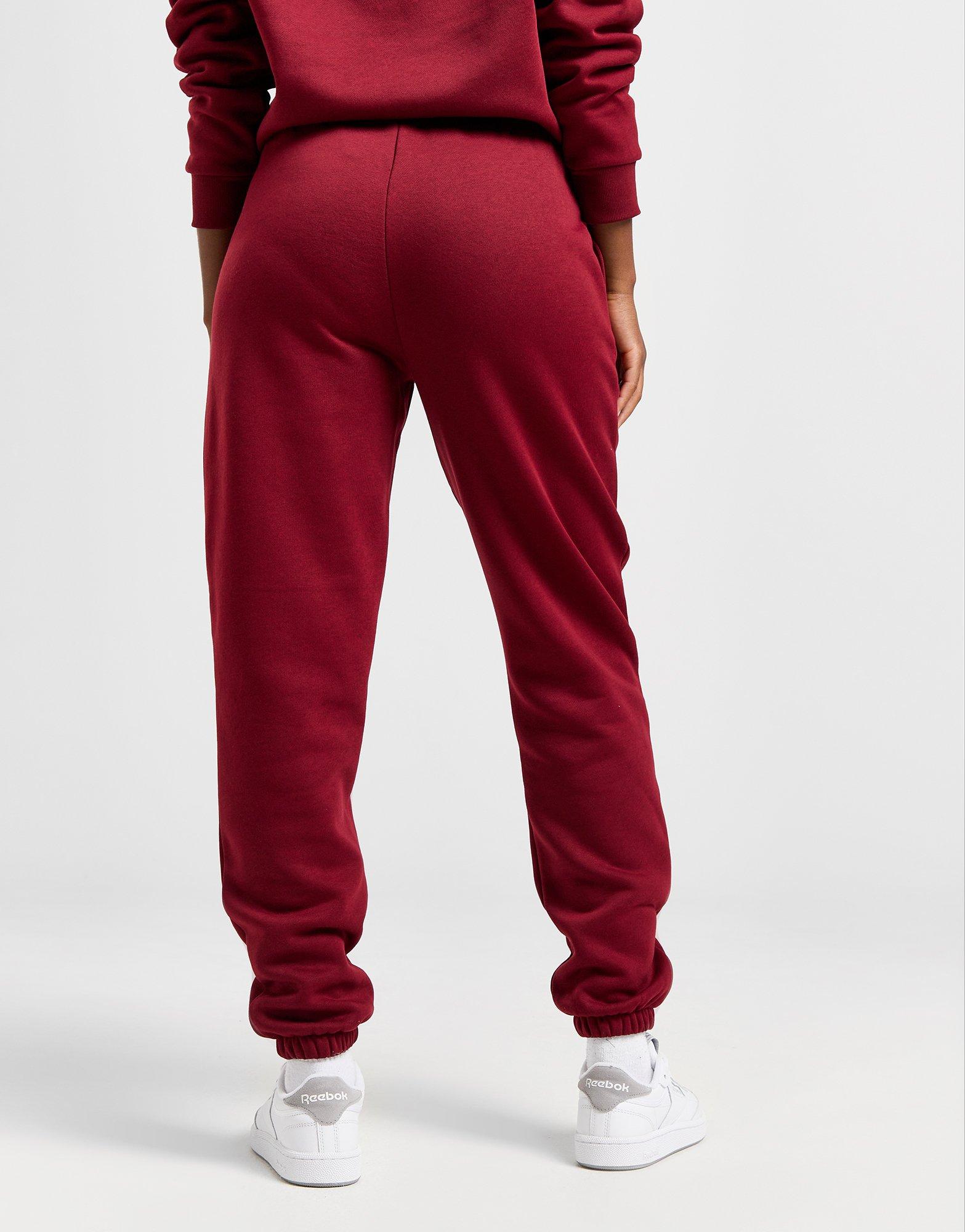 Reebok Pantaloni della Tuta Bowkers in Rosso JD Sports