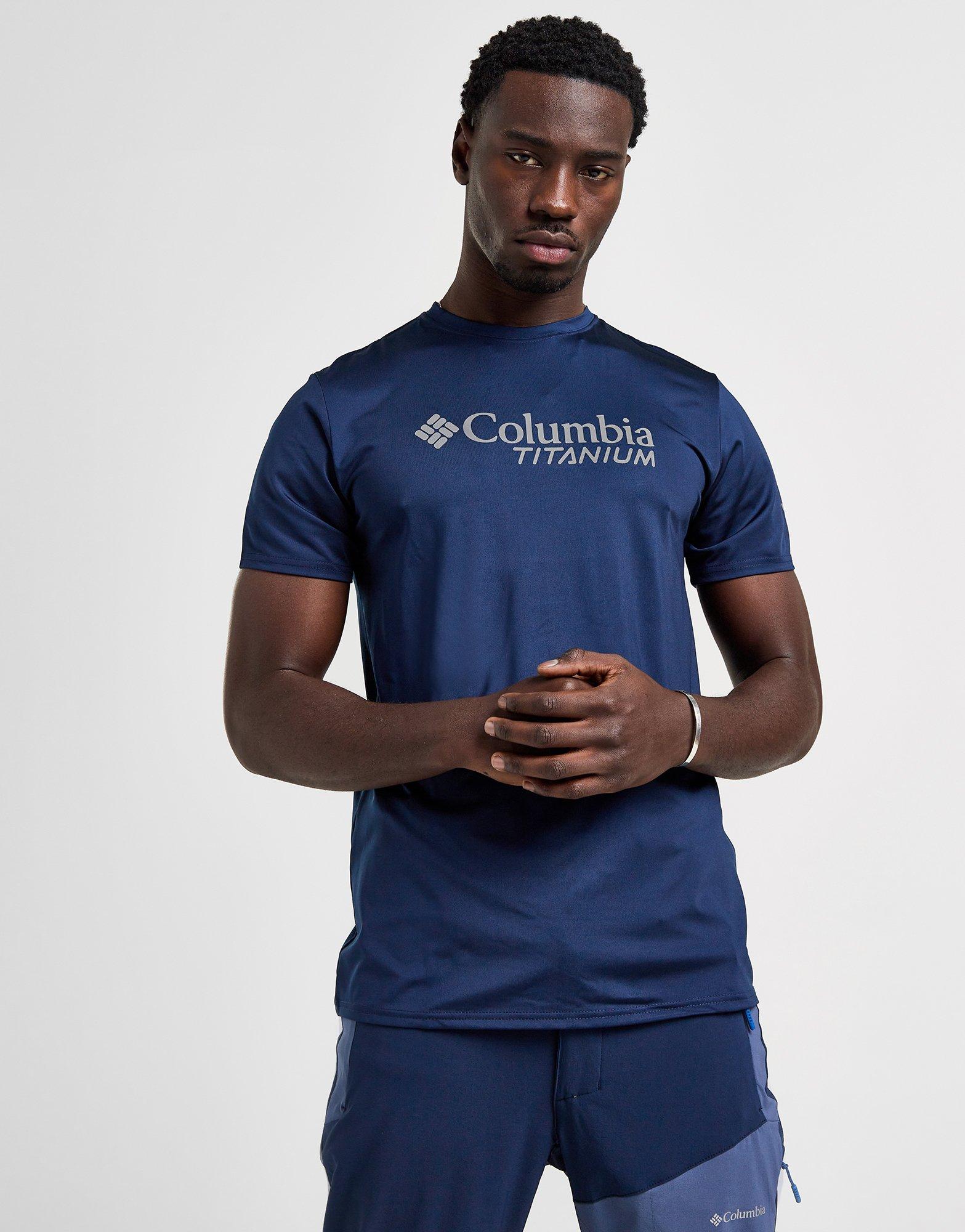 Blue Columbia Titanium T Shirt JD Sports Global