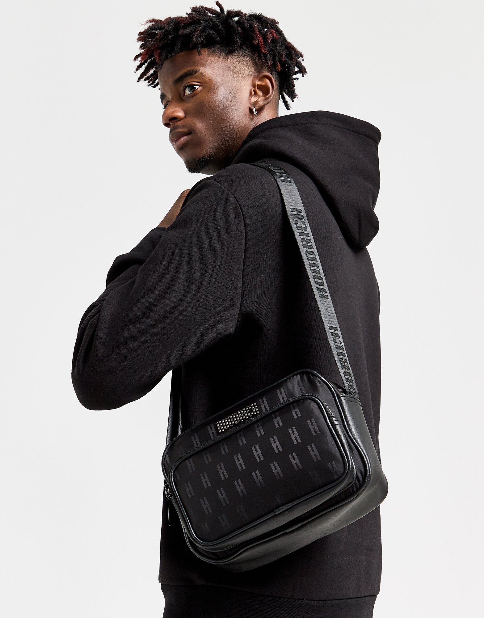 Black Hoodrich Apollo Messenger Bag JD Sports UK