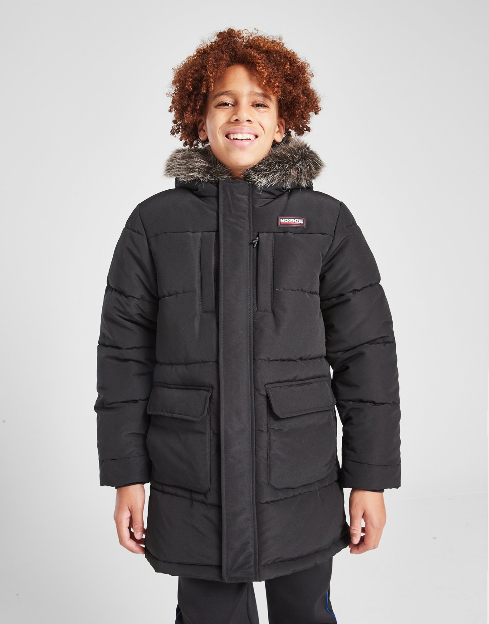 Black McKenzie Peveril Full Zip Jacket Junior | JD Sports UK