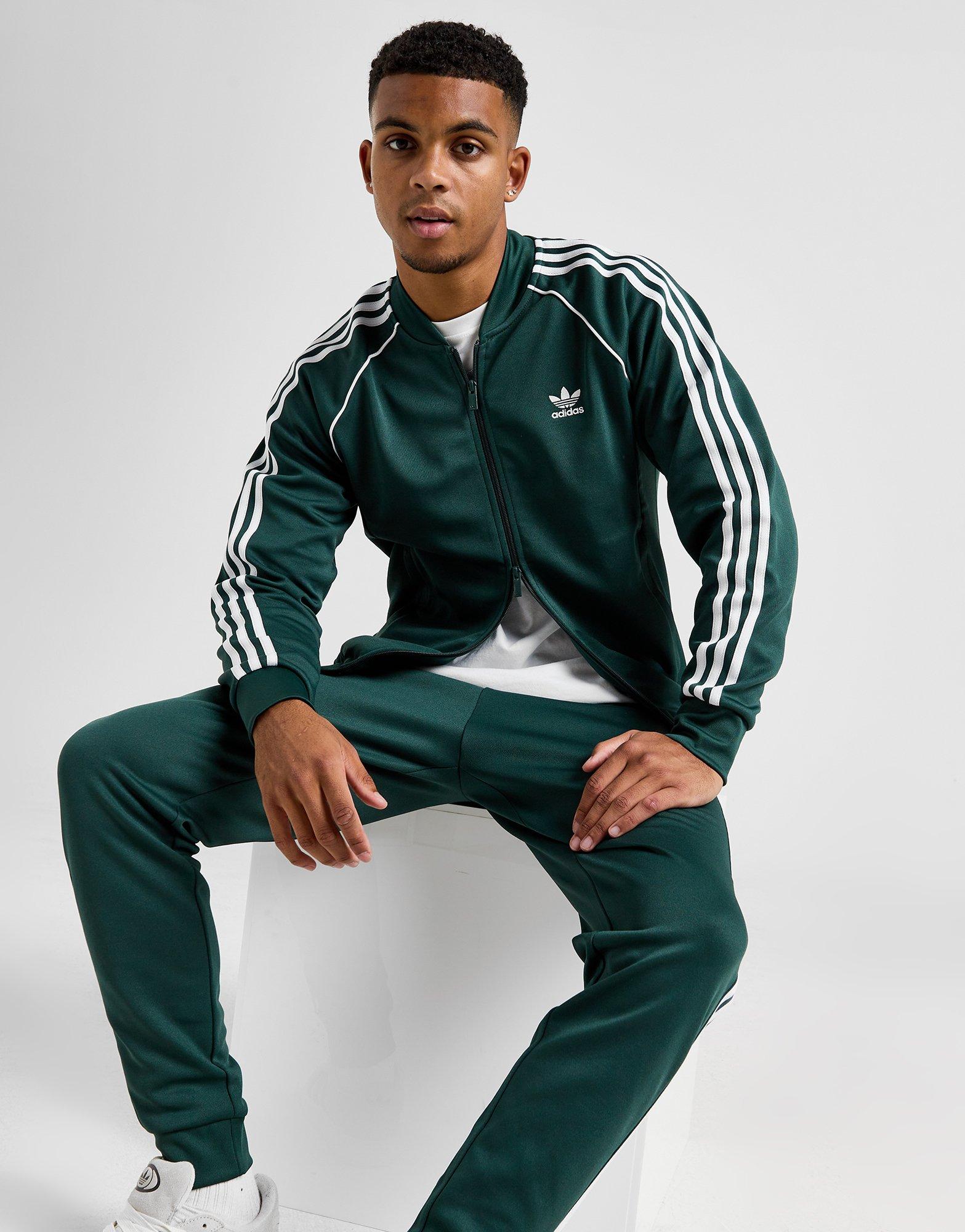 Green adidas Originals SST Track Top | JD Sports UK