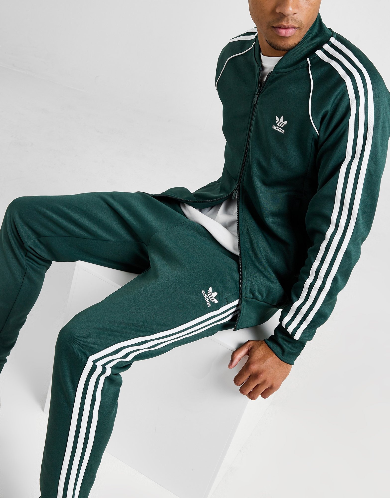 Green adidas Originals SST Track Pants JD Sports Global