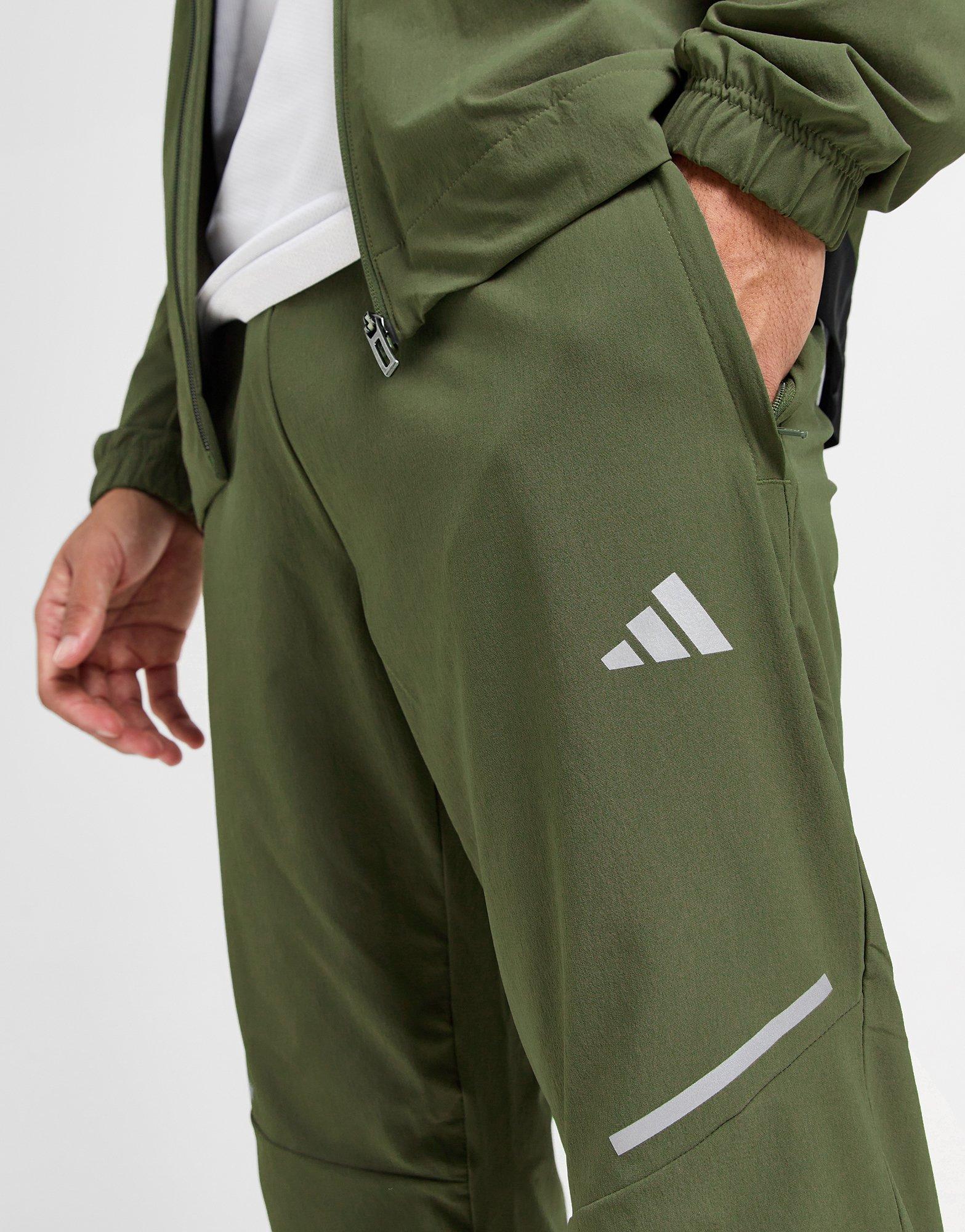Green adidas Tech Woven Track Pants - JD Sports Global