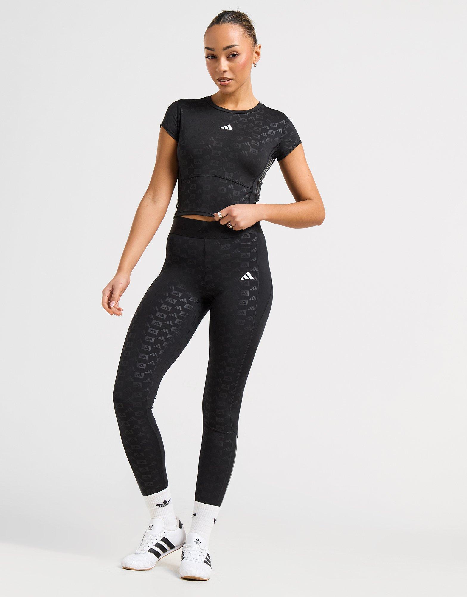 adidas Hyperglam Embossed Crop Top