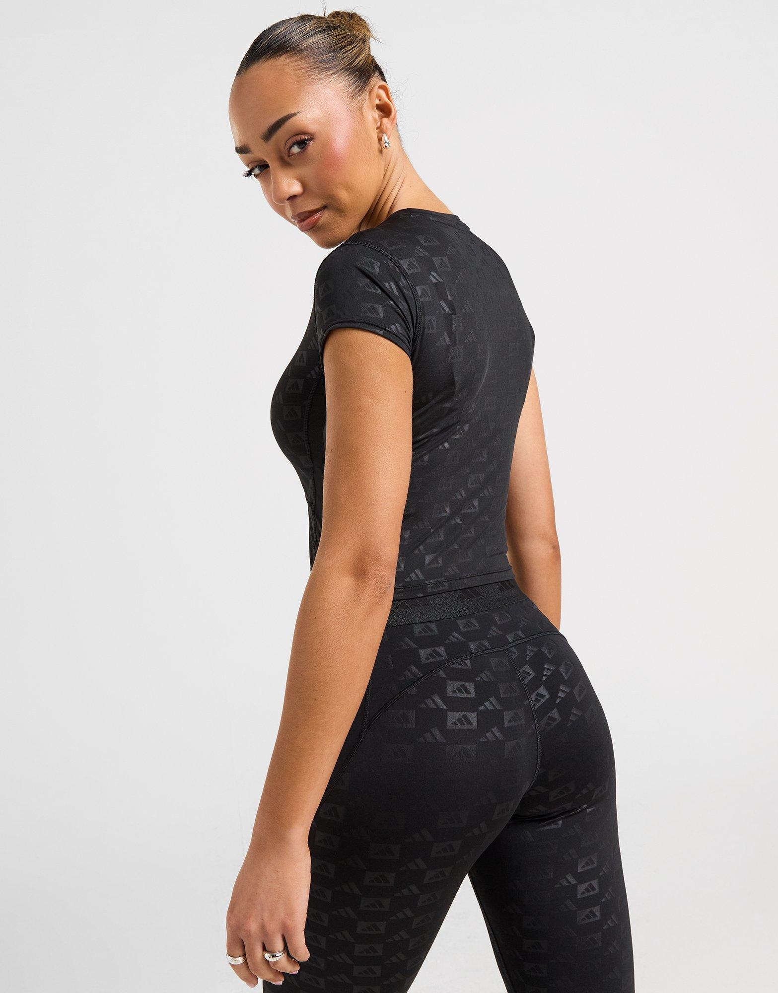 adidas Hyperglam Embossed Crop Top