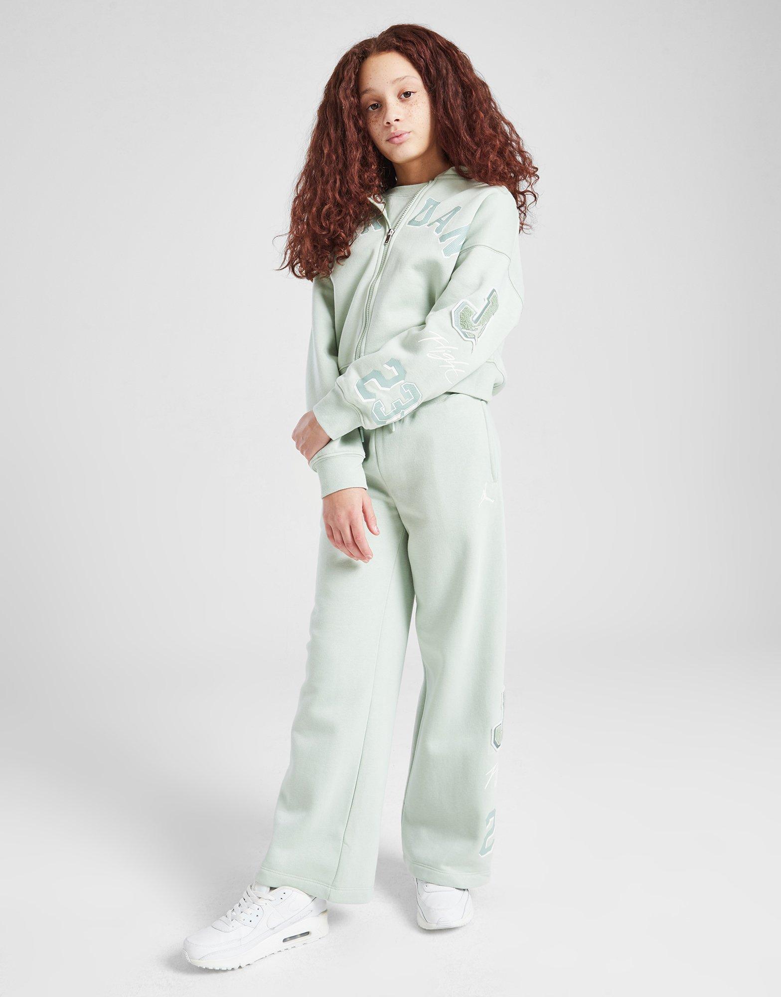 Jordan Girls' Crop Full Zip Hoodie Junior