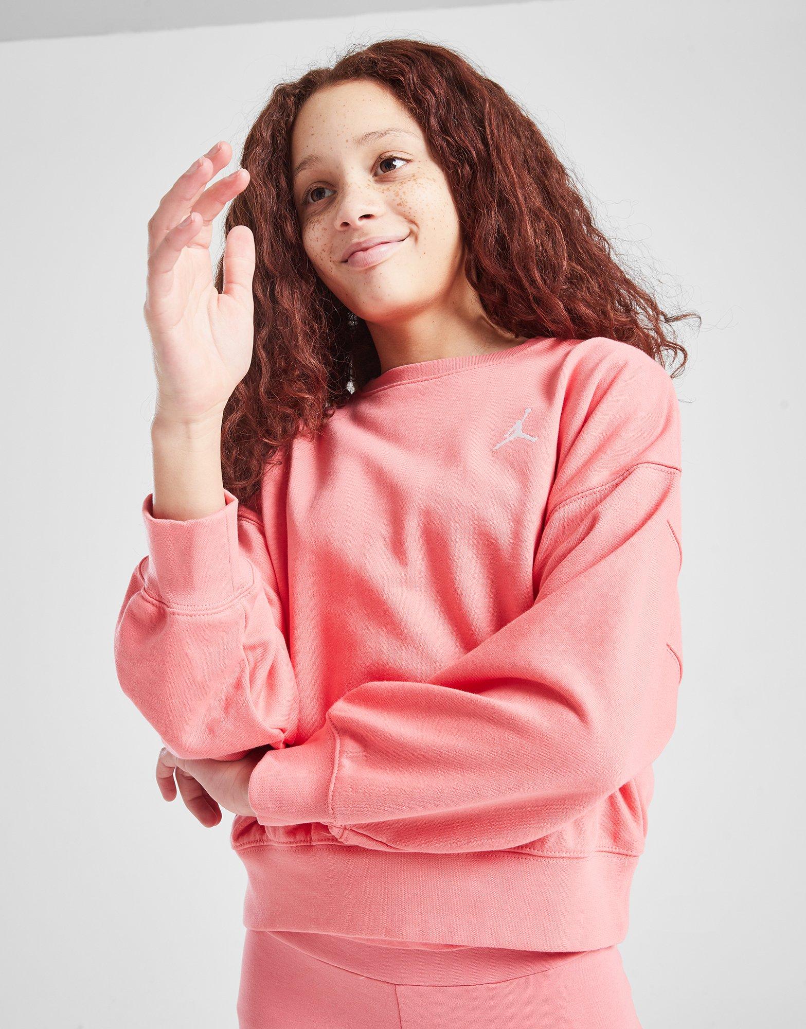 Jordan Girls' Brooklyn Essential Crew Sweatshirt Junior