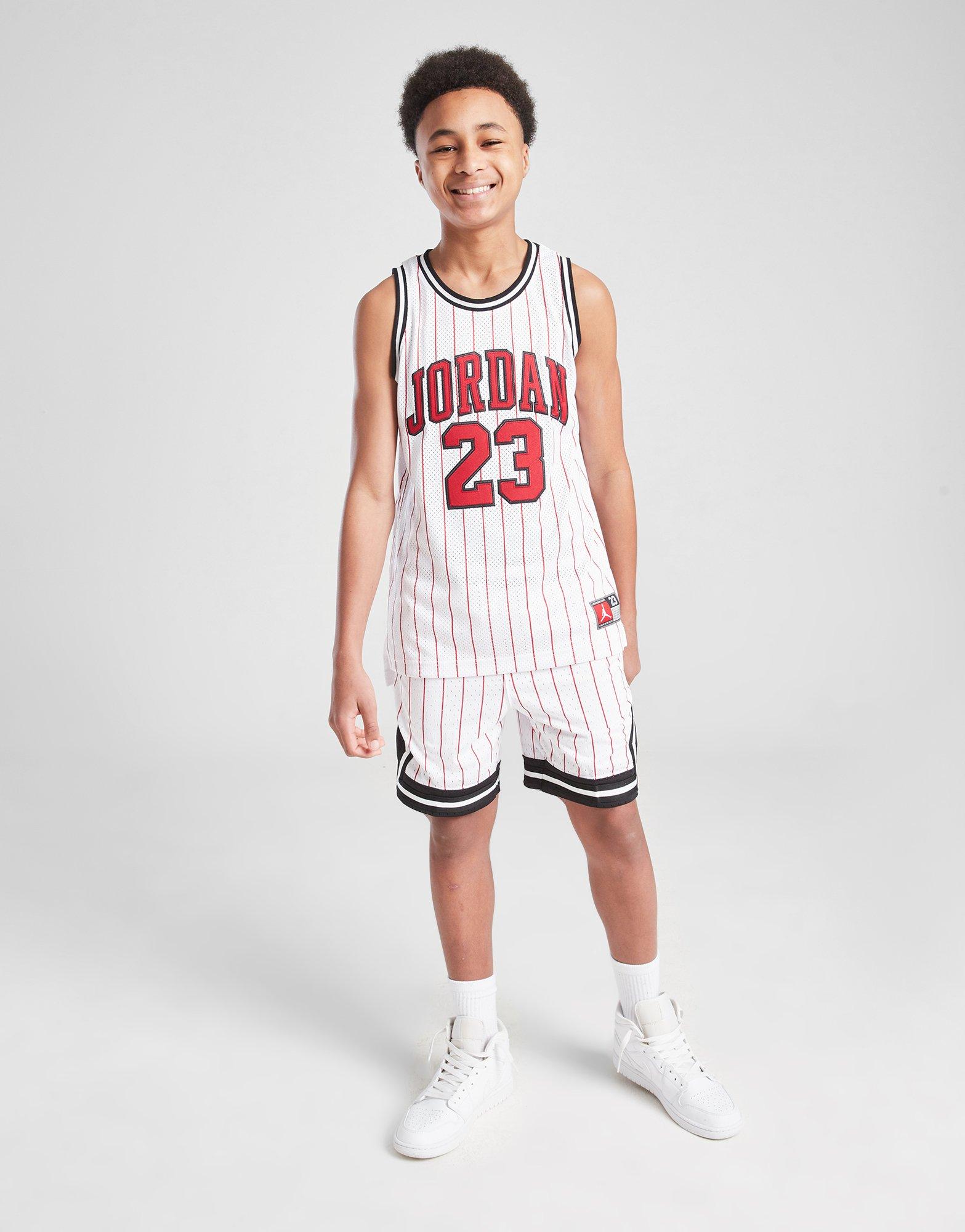 Jordan Jordan #23 Mesh Striped Vest Junior