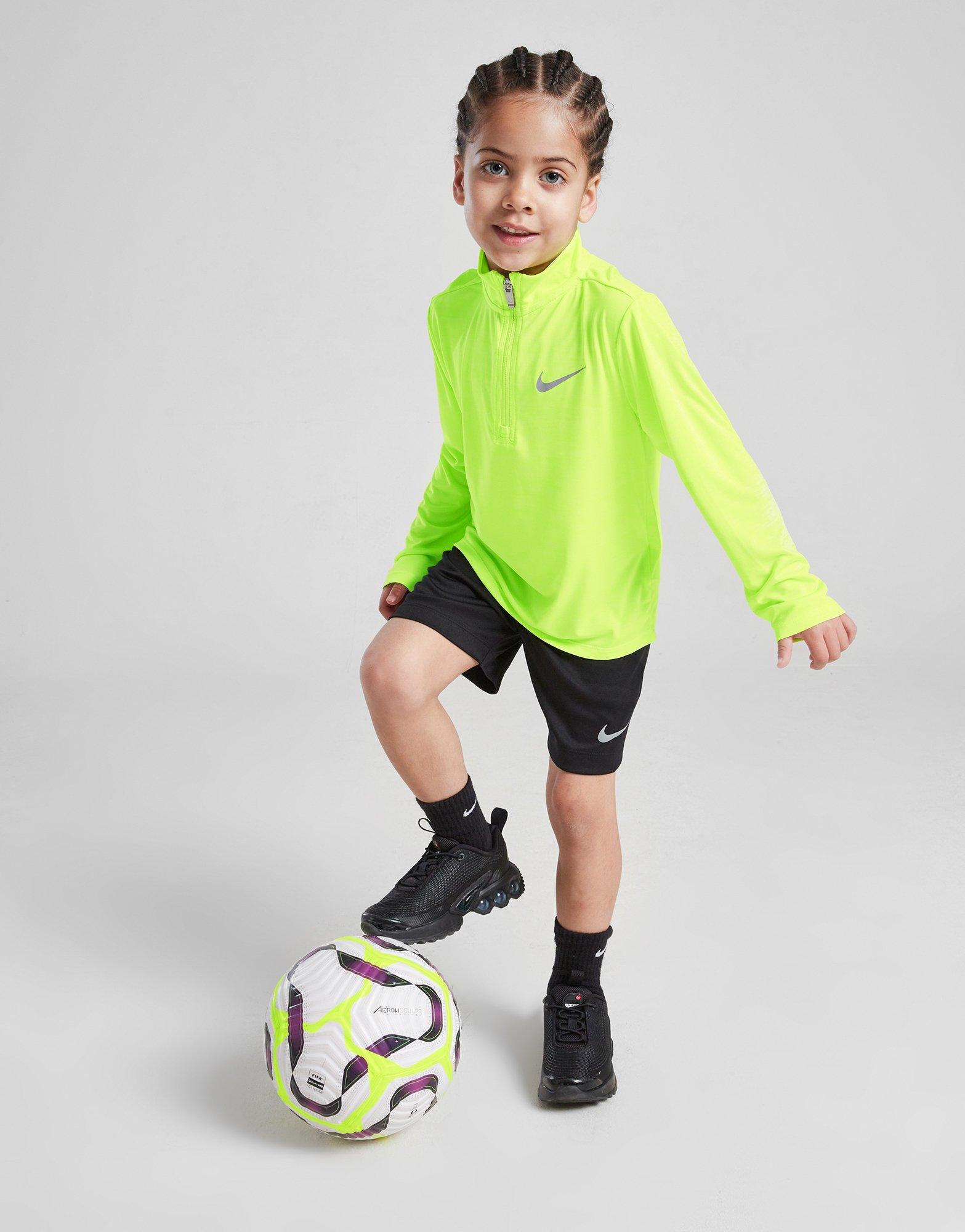 Green Nike Pacer 1/4 Zip Top/Shorts Set Children JD Sports Global