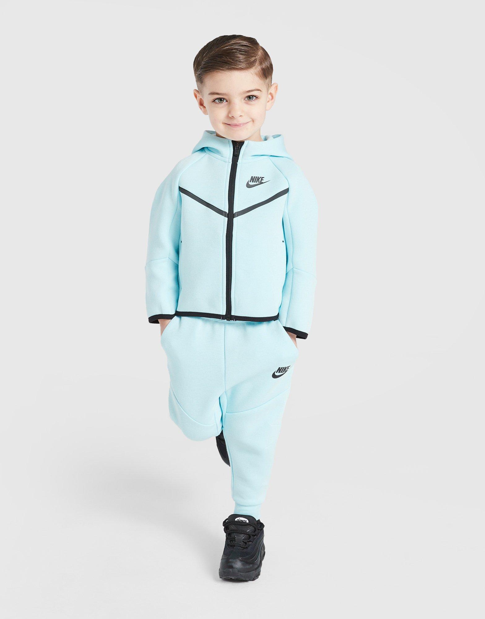 Nike Tuta Completa Tech Fleece Neonati in Blu JD Sports Italia