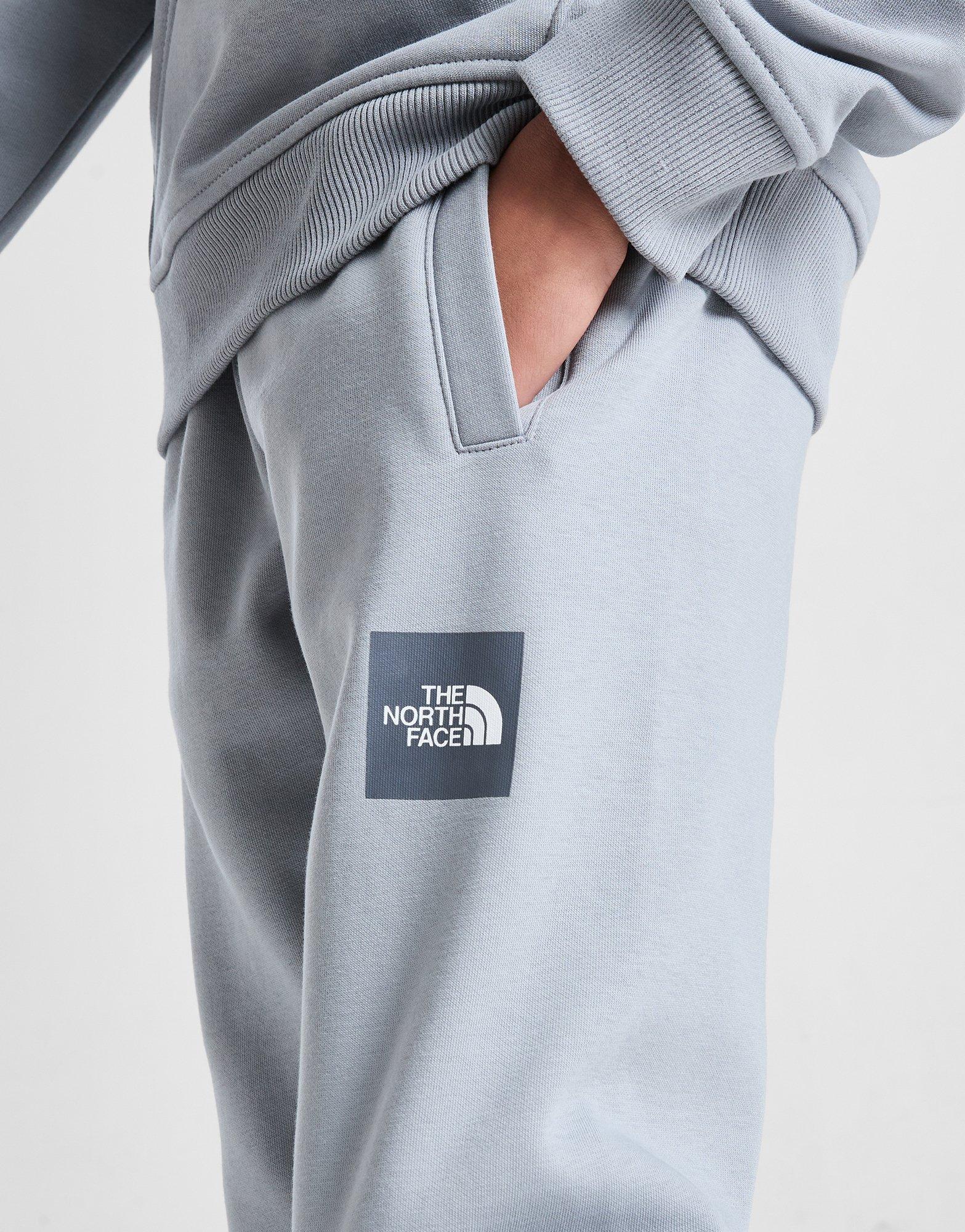 Grey The North Face Box Fleece Joggers Junior JD Sports Australia