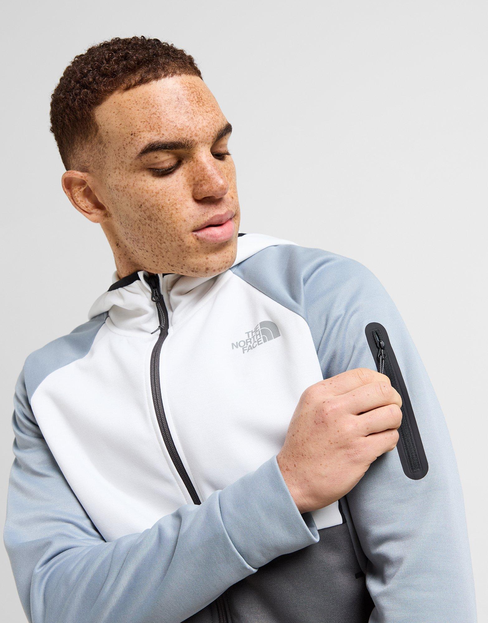 Grey The North Face Tek Full Zip Hoodie - JD Sports Global