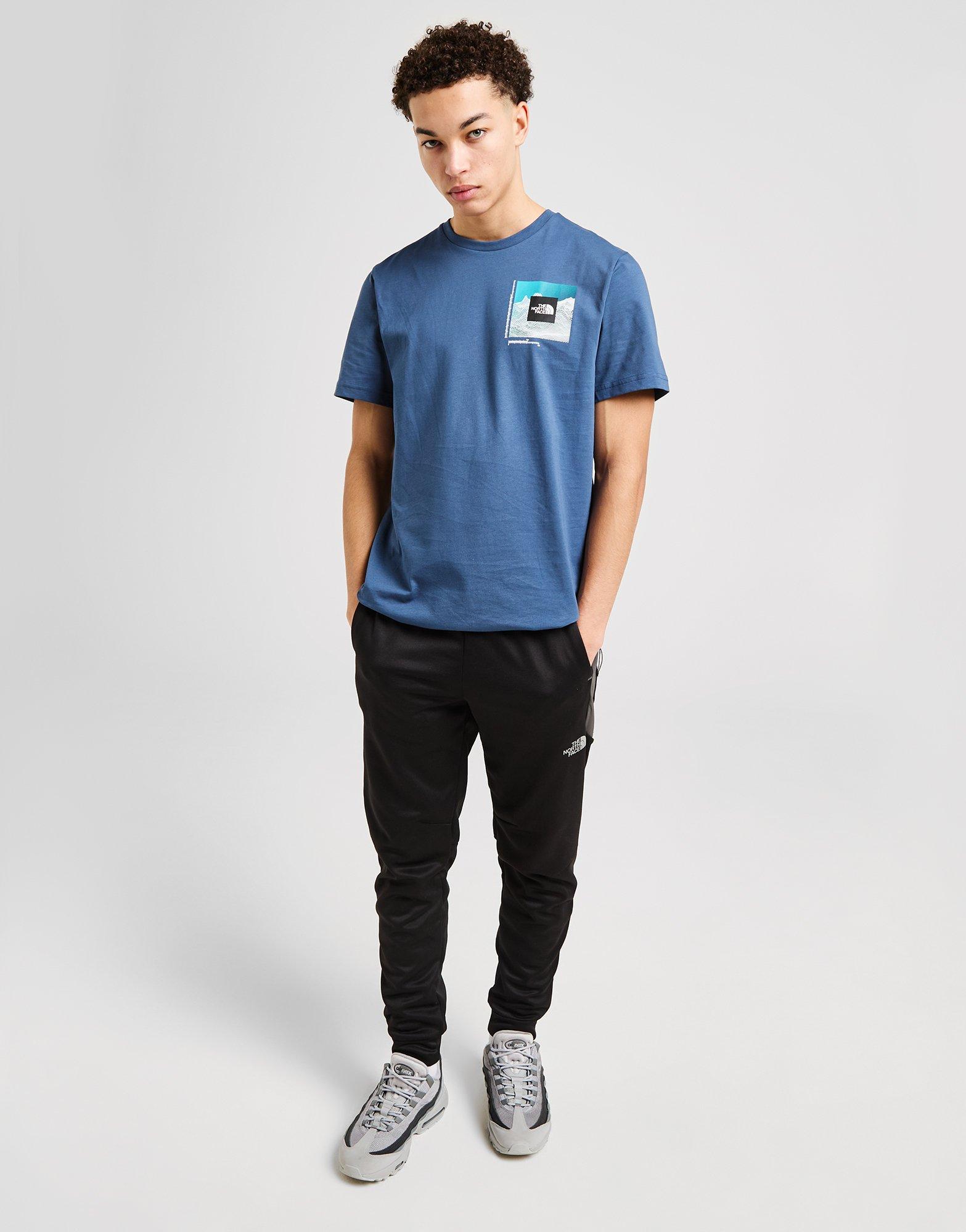 ★英国発*The North Face*新作*Digital Mountain Tシャツ/BL★ ☆英国発*The North Face*新作*Digital Mountain Tシャツ/BL
