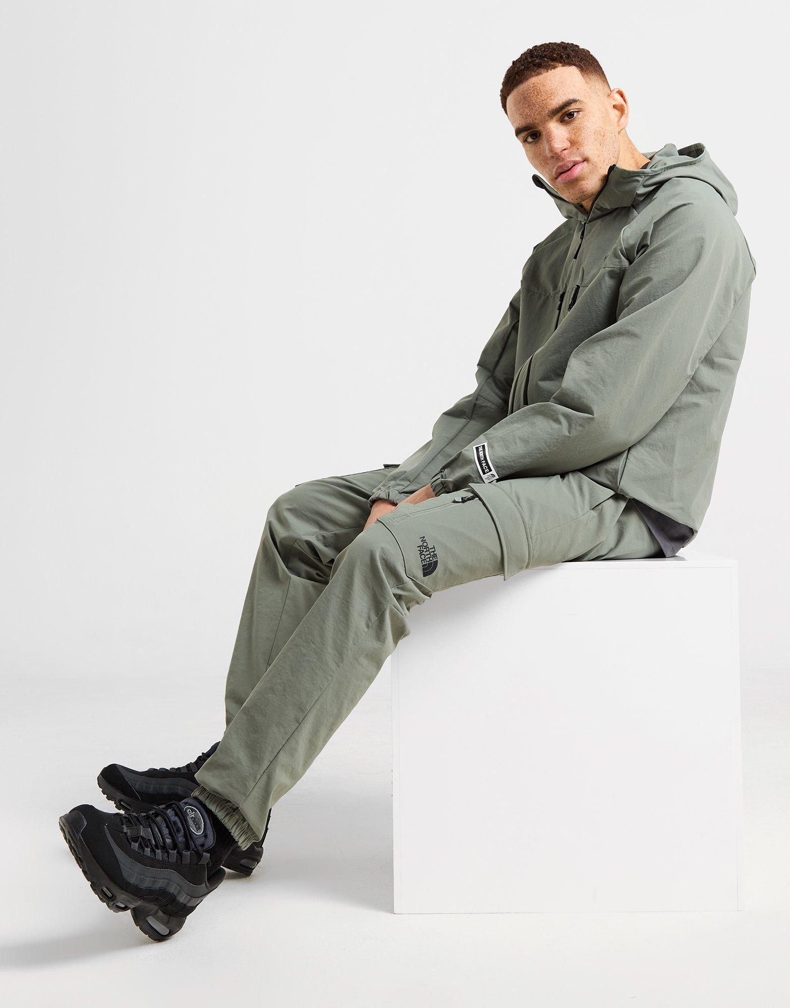 North face green cargo pants online