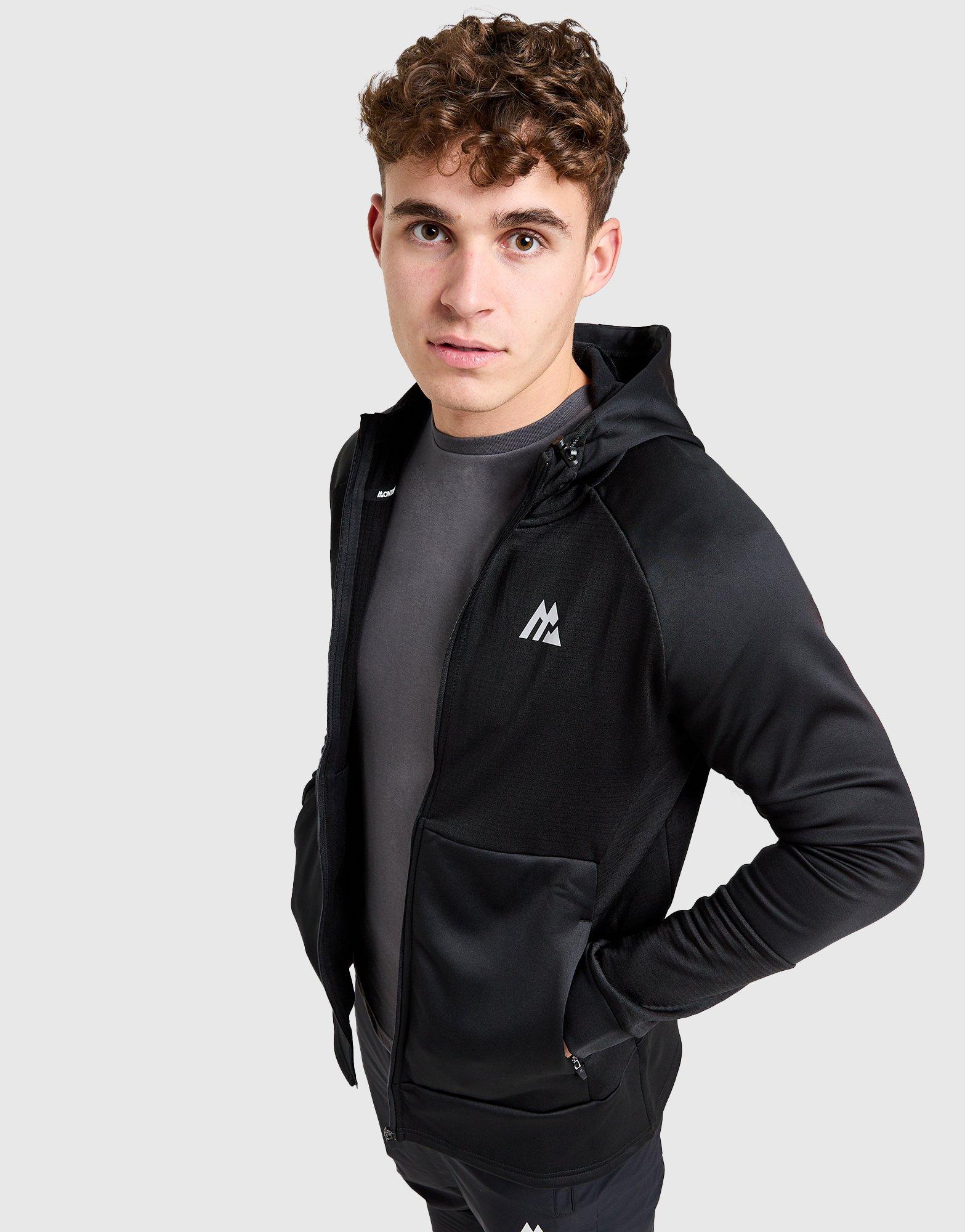 MONTIREX Flex Gridded Full Zip Hoodie