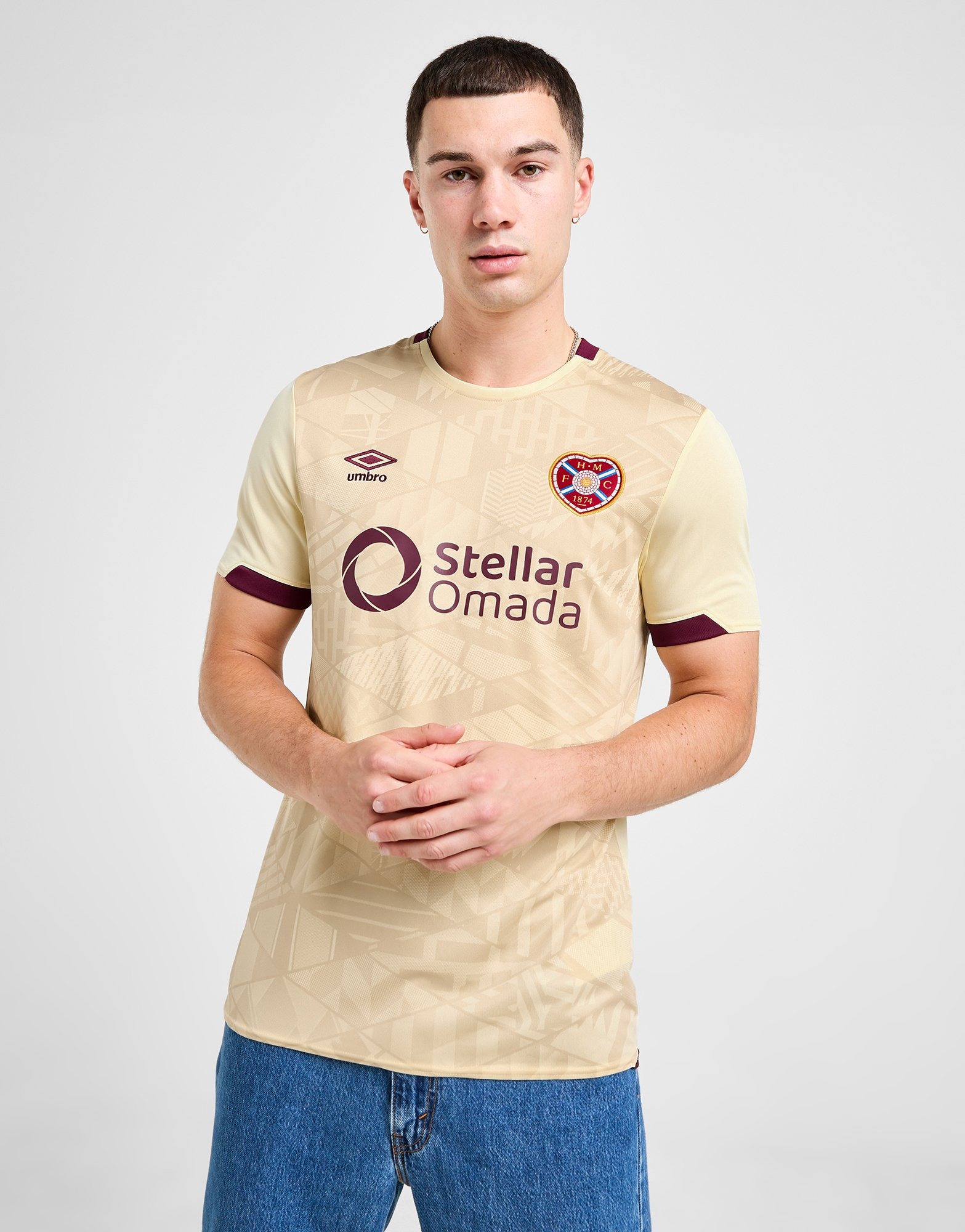 Brown Umbro Hearts FC 2024/25 Away Shirt | JD Sports UK