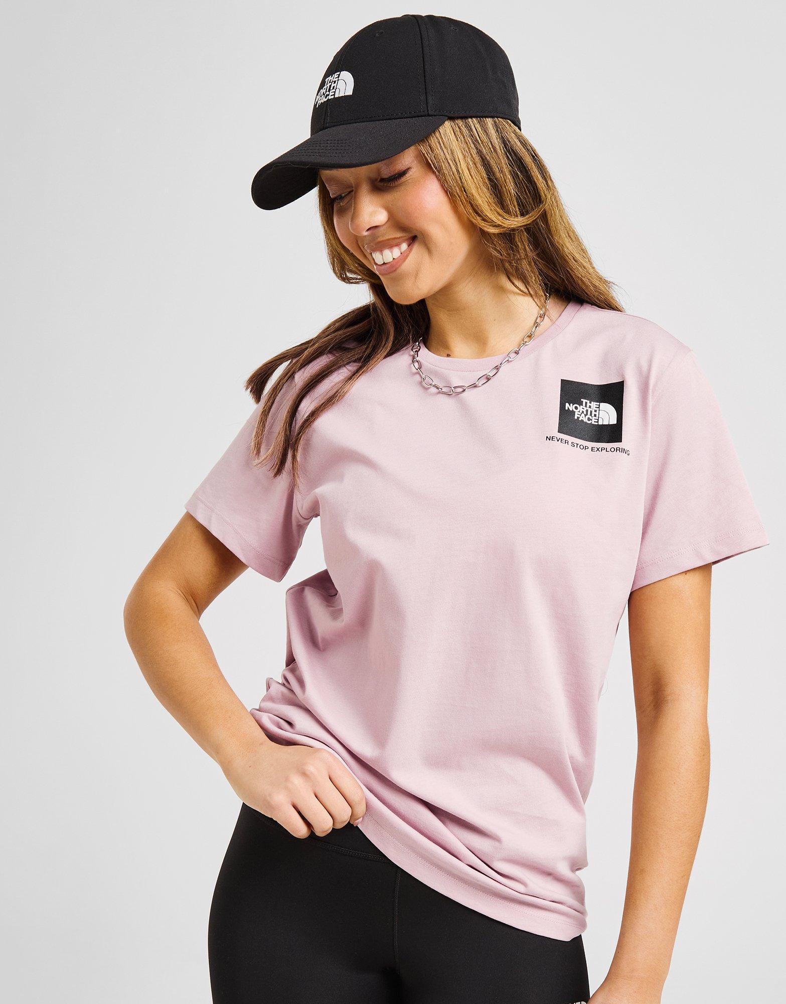 Pink The North Face Mountain Box Graphic T-Shirt - JD Sports