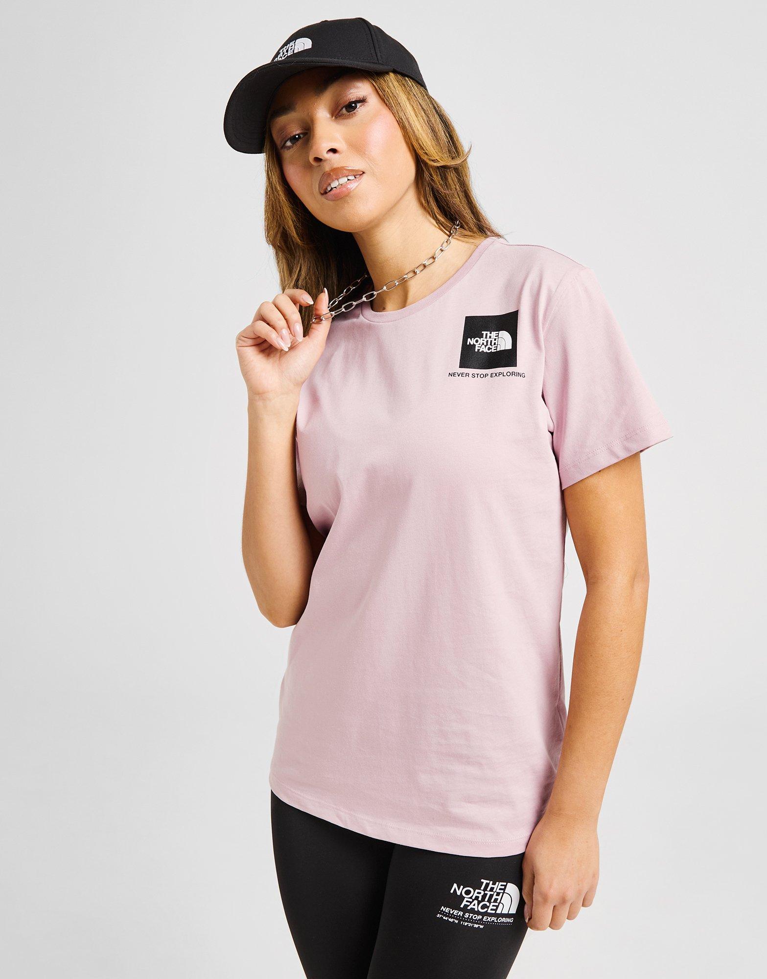 【英国限定】The North Face Mountain Box Logo T-Shirt The North Face Mountain Box Graphic Women's T-Shirt Black