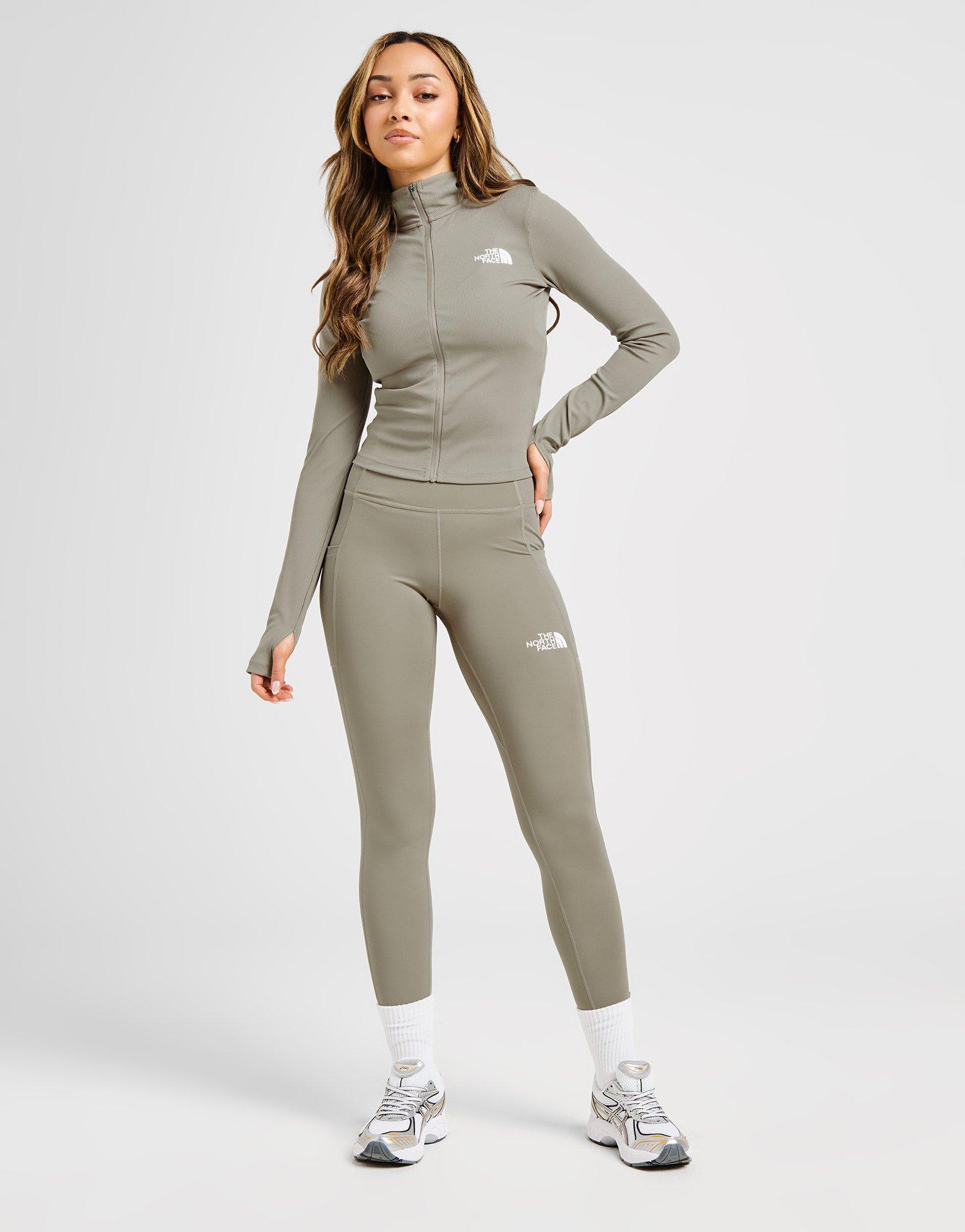 The North Face Rib Long Sleeve Full Zip Top