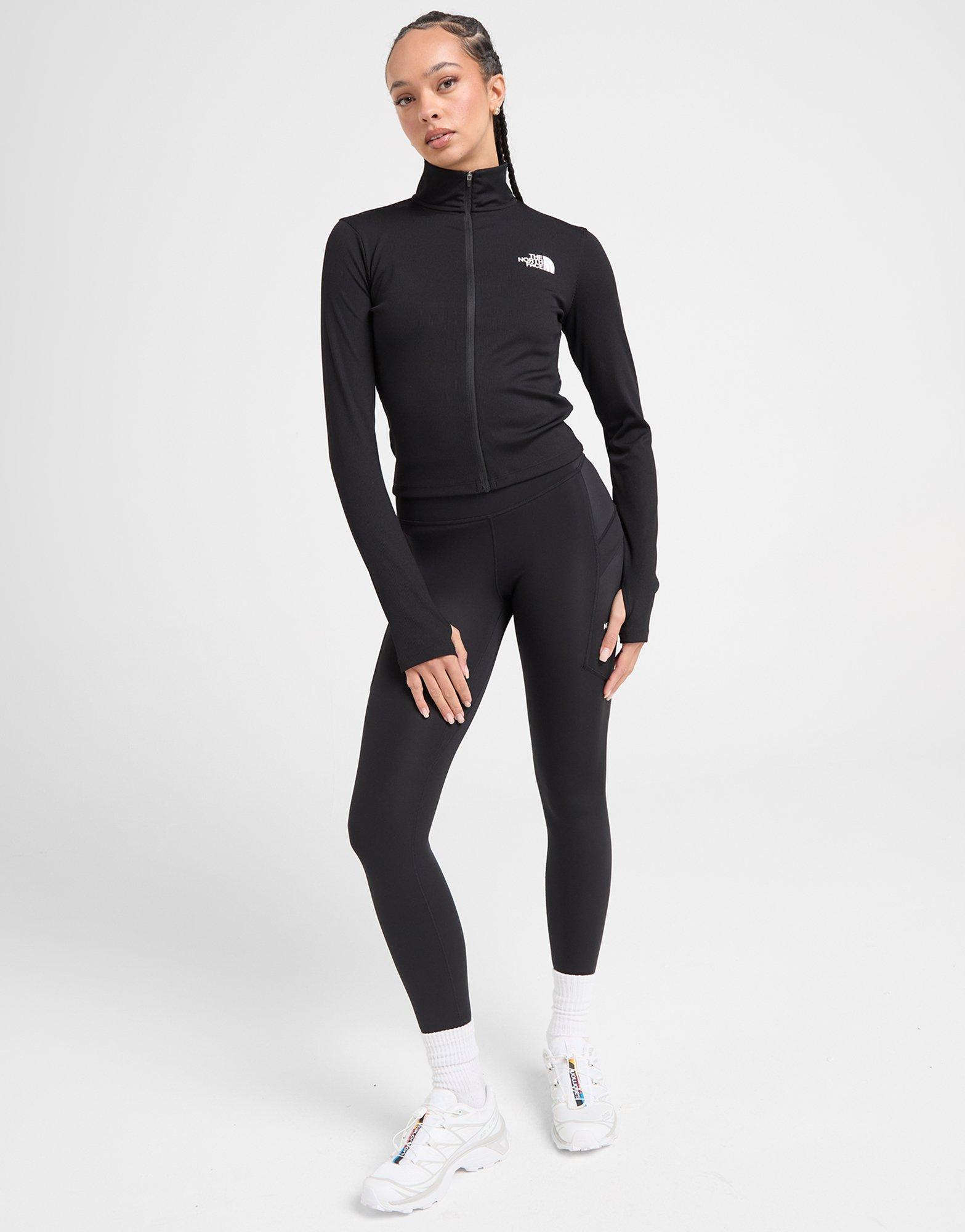 The North Face Rib Long Sleeve Full Zip Top