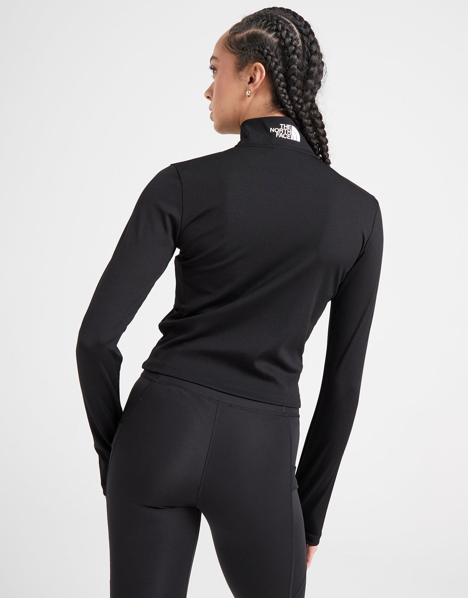 The North Face Rib Long Sleeve Full Zip Top