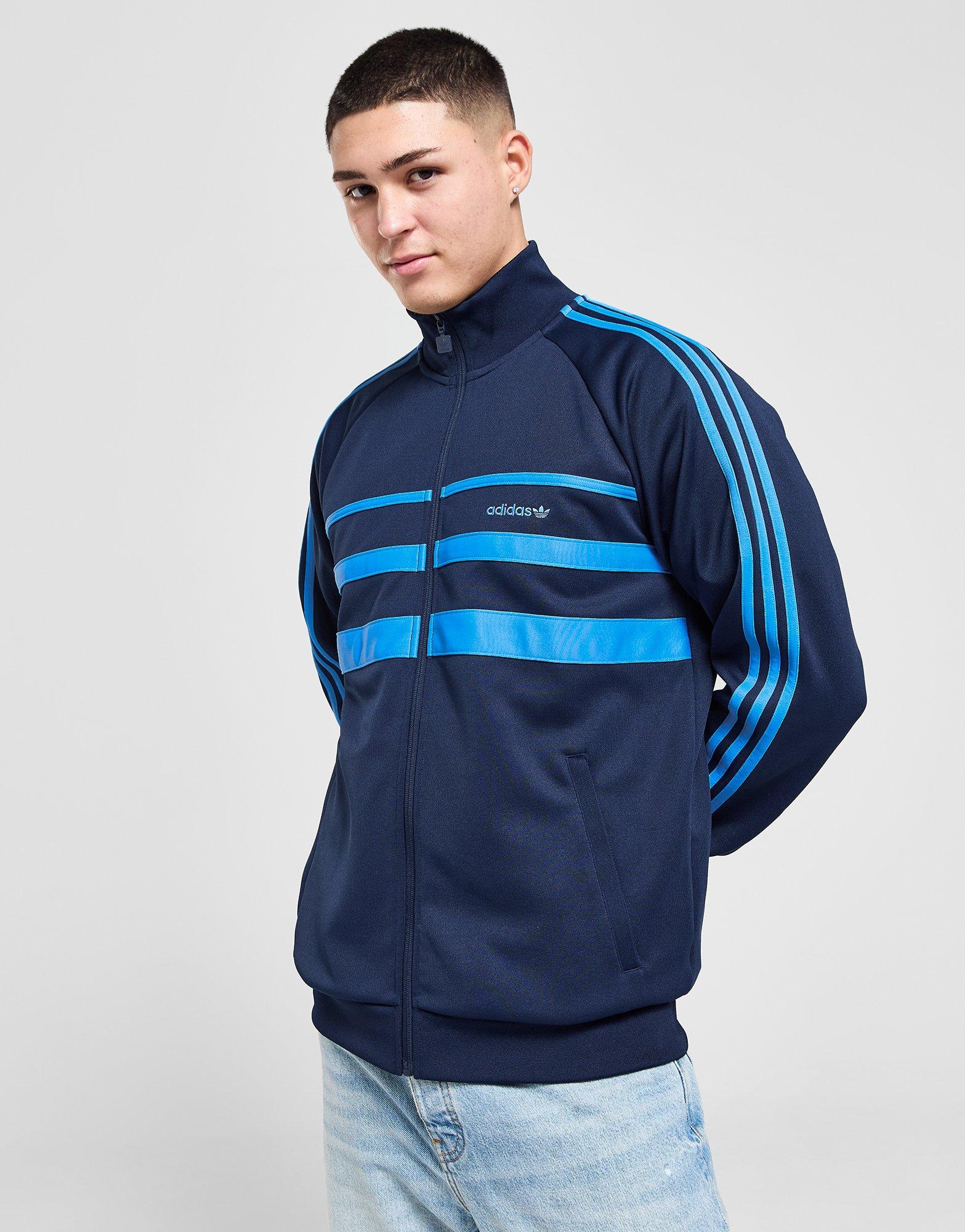 Blue adidas Originals First Track Top - JD Sports Global Blue adidas Originals First Track Top - JD Sports Global