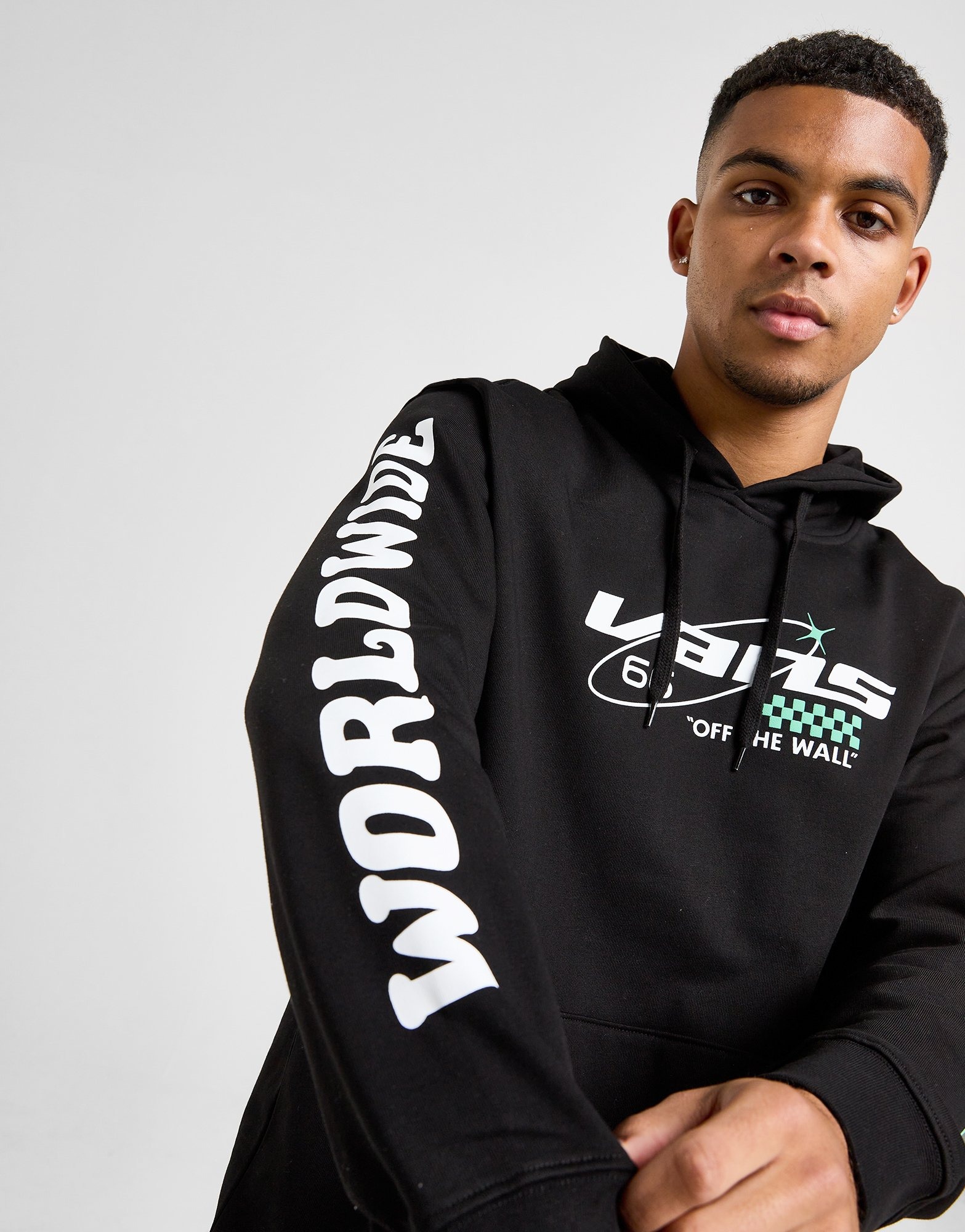 Sweat à capuche vans noir on sale