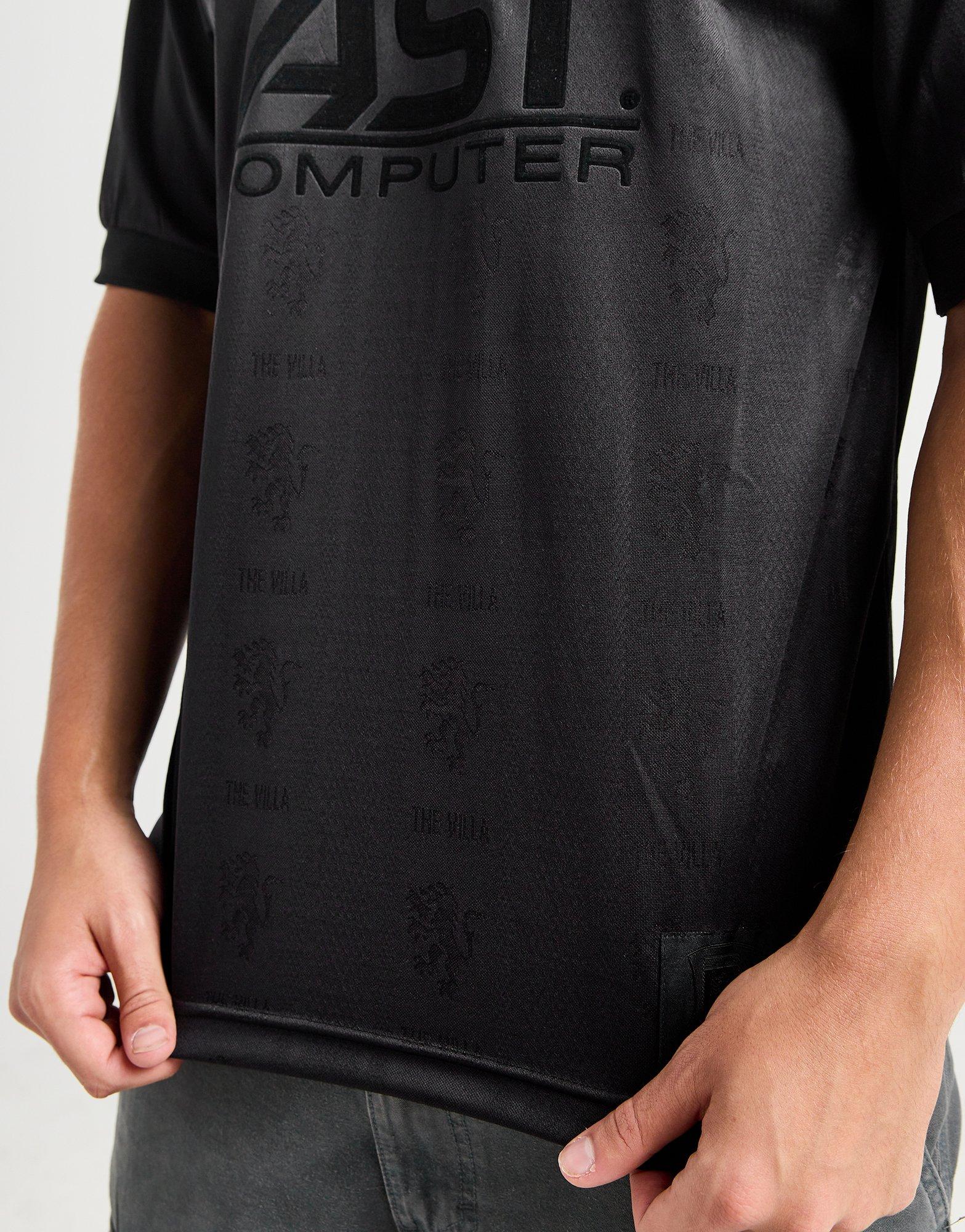 Score Draw Aston Villa '96 Blackout Retro Shirt