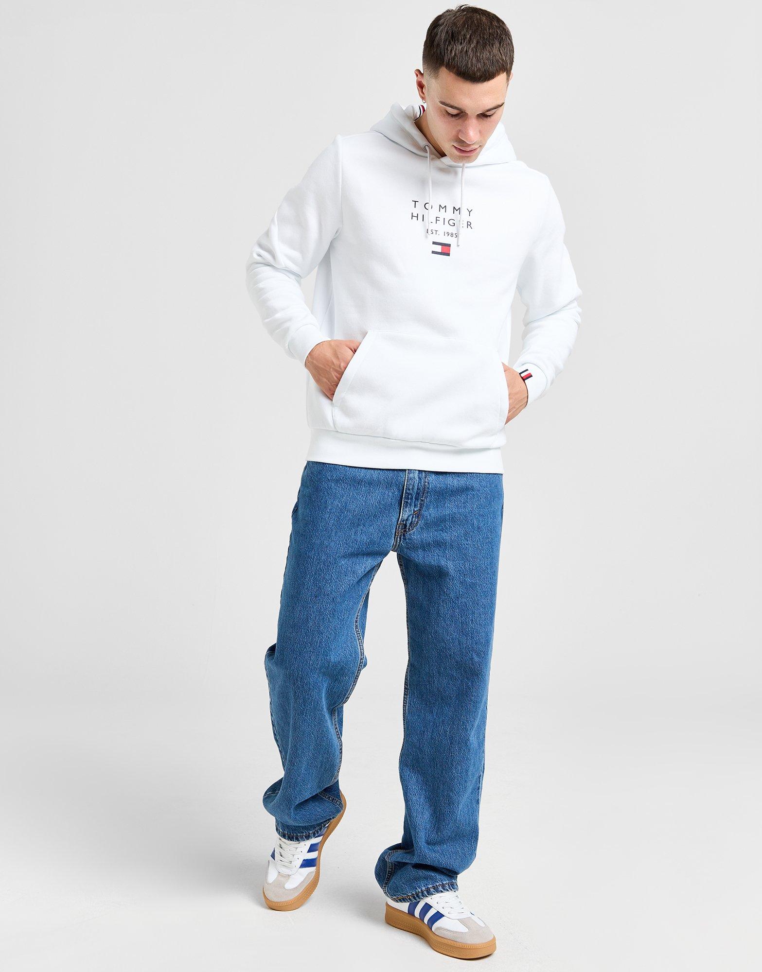 Tommy Hilfiger Large Logo Print Hoodie