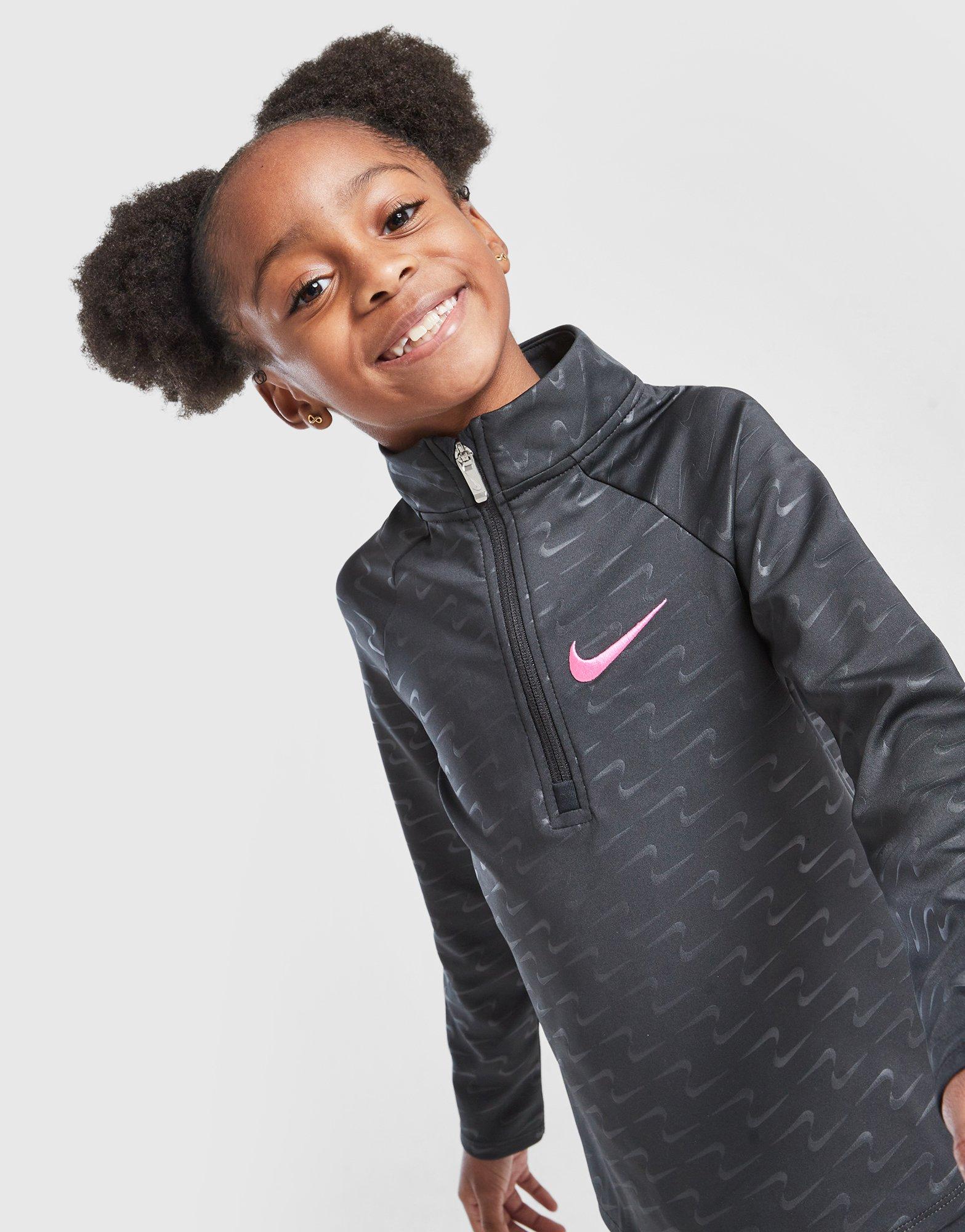 Nike Girls' Swoosh Pacer 1/2 Zip/Leggings Children's