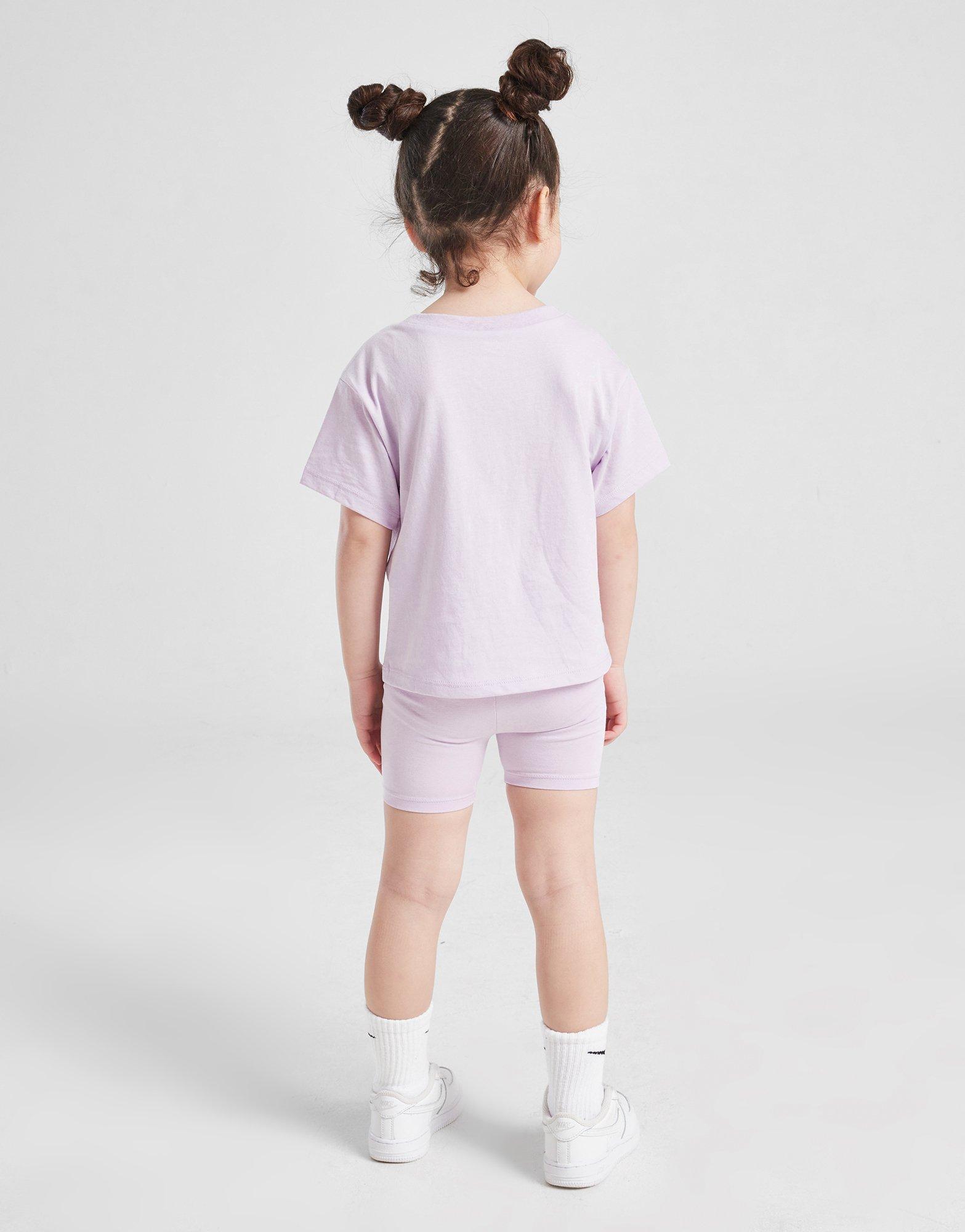 Nike Girls' Swoosh T-Shirt/Shorts Set Infant