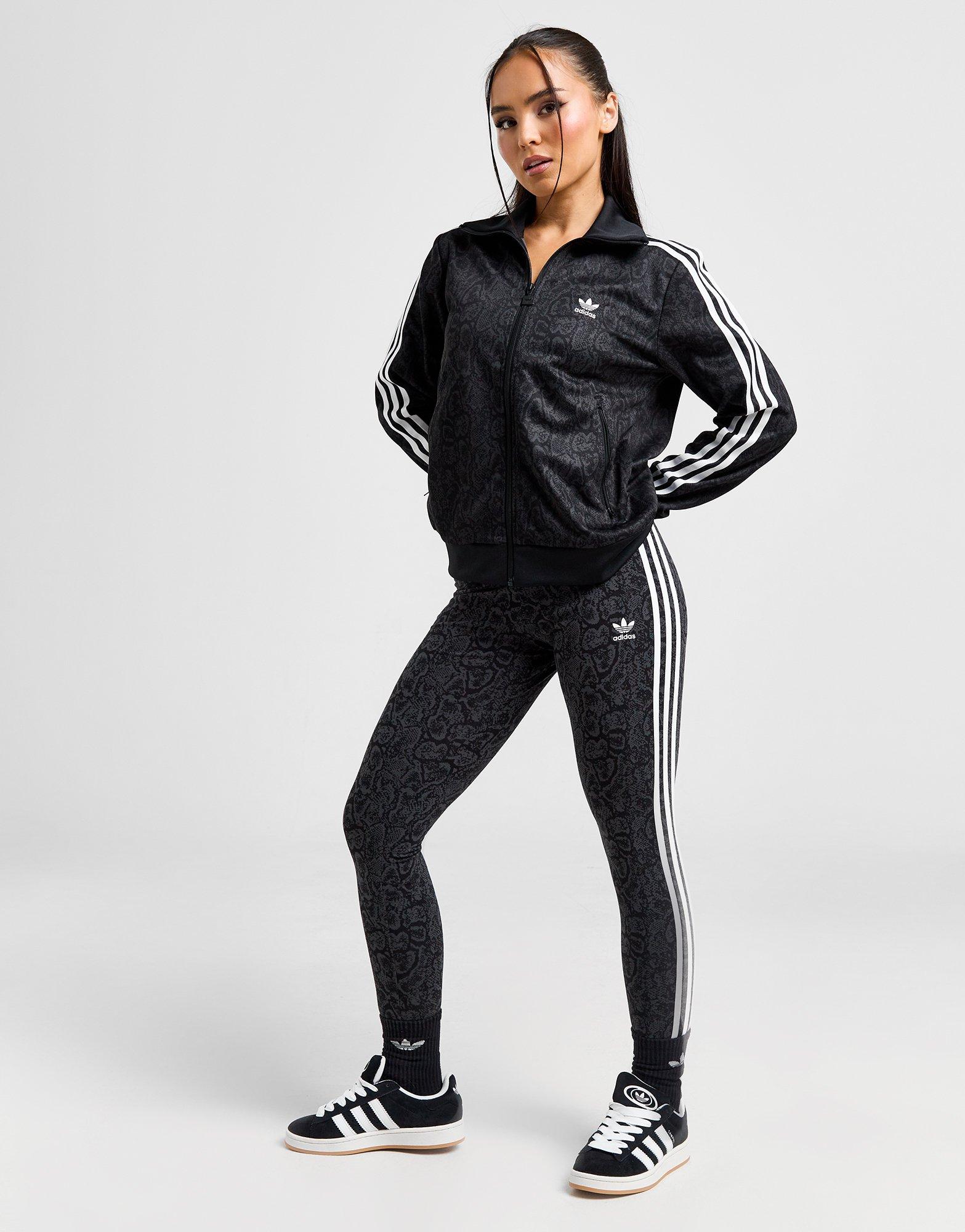 Black adidas Originals Snake Firebird Track Top - JD Sports