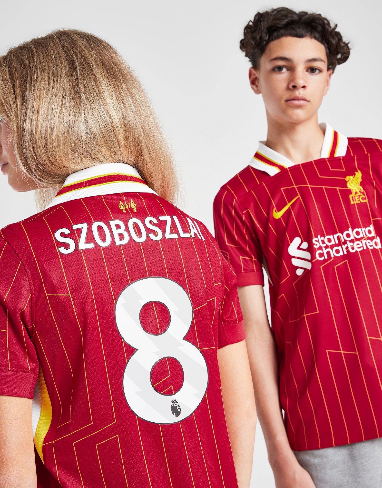 Red Nike Liverpool FC 24 25 Szoboszlai 8 Home Shirt Junior JD Sports Malaysia