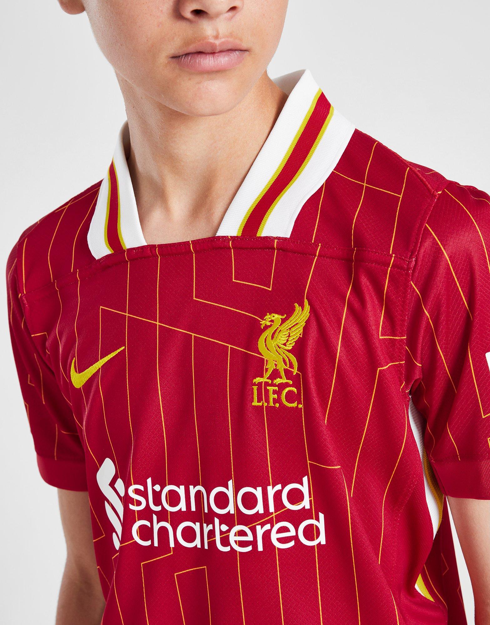 Red Nike Liverpool FC 24/25 Mac Allister #10 Home Shirt Jnr