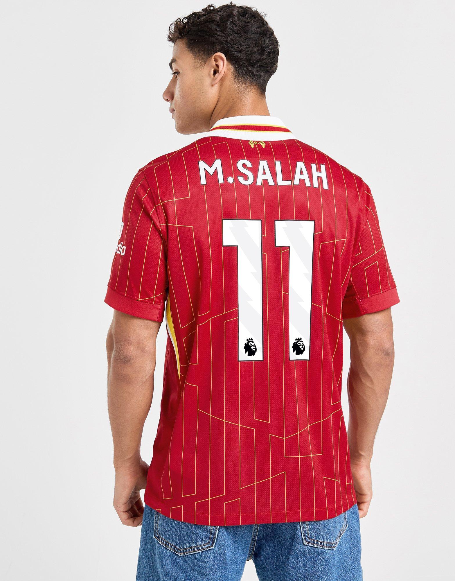 Red Nike Liverpool FC 2024 25 Salah 11 Home Shirt JD Sports Global