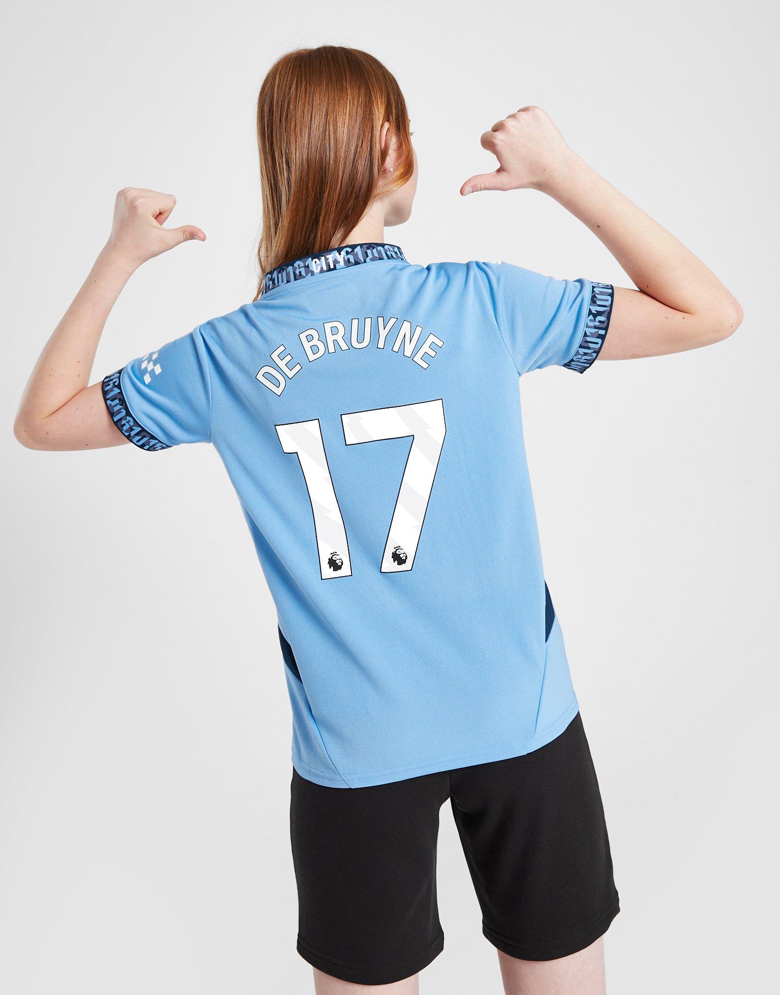 2023-24 Manchester City Away Shirt De Bruyne #17 - 8/10 - (L)