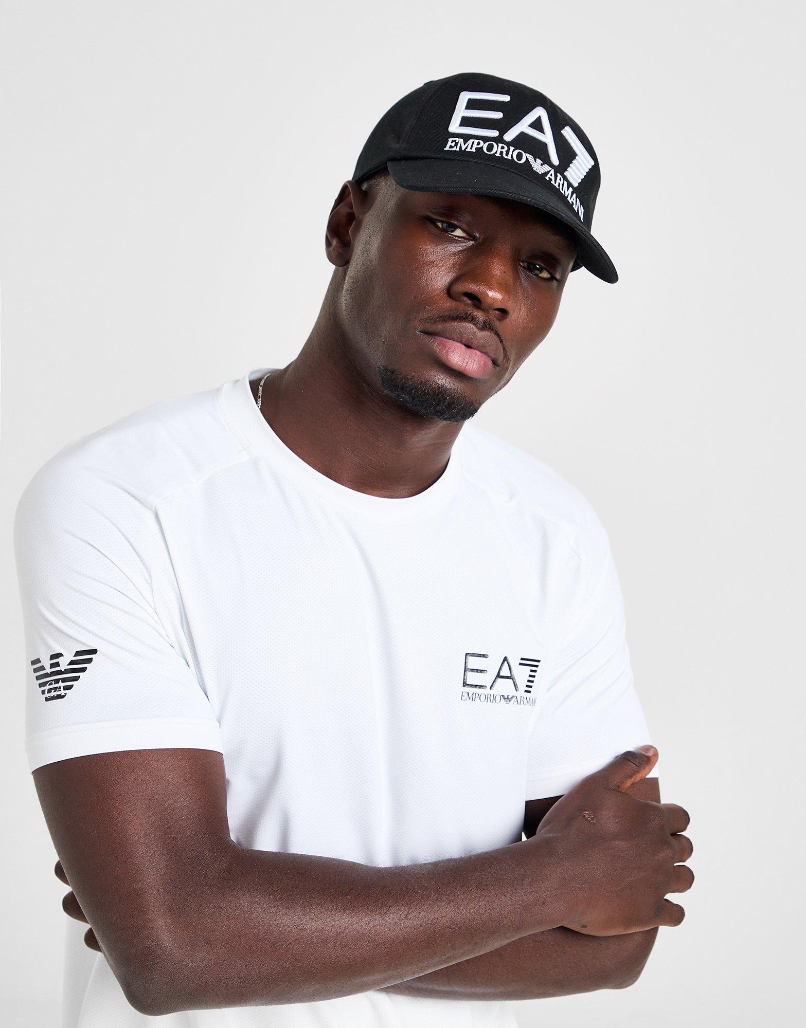 Black EA7 Emporio Armani Training Logo Series Cap JD Sports Global