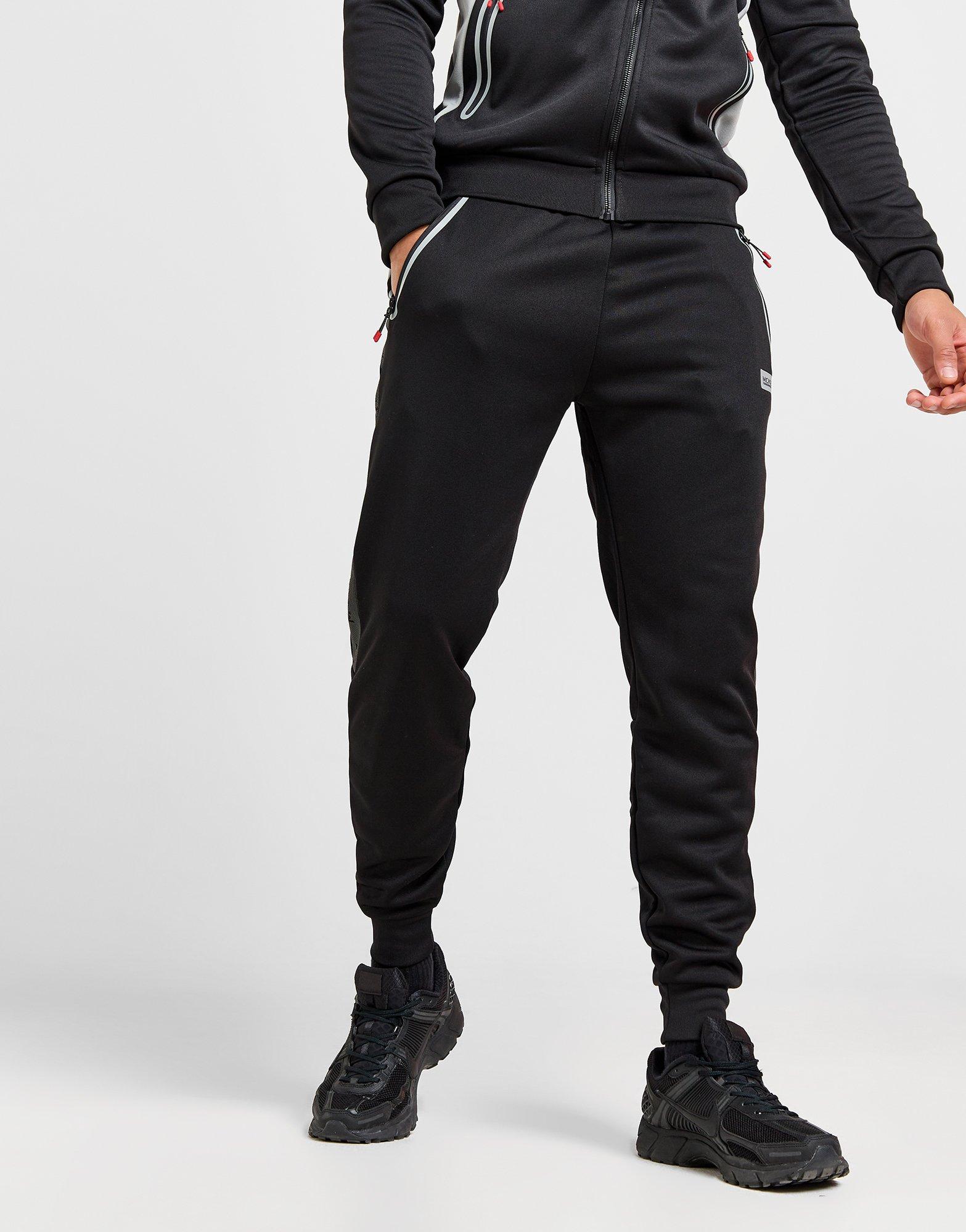 Black McKenzie Montana Poly Fleece Track Pants - JD Sports Global