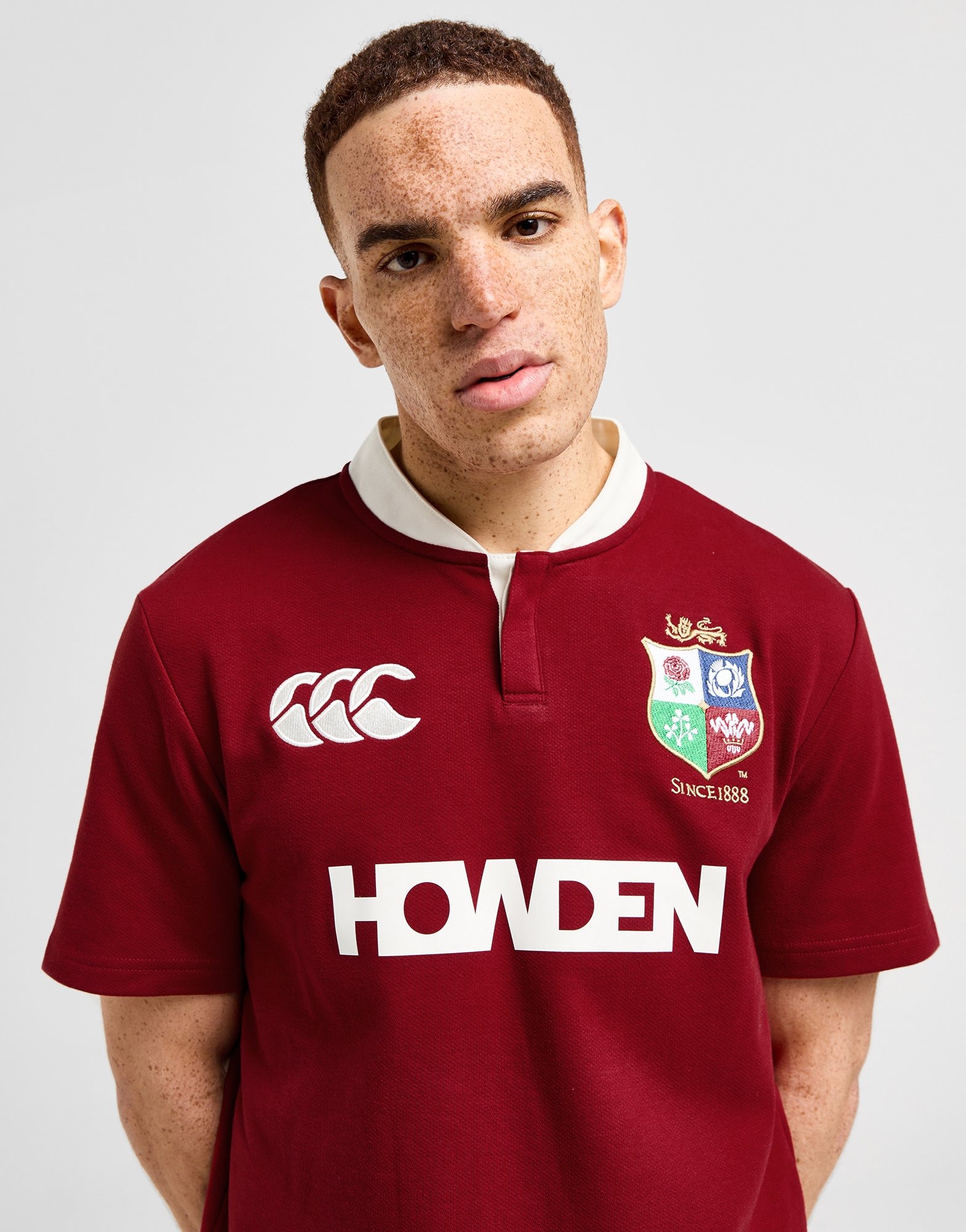 Maillot De Rugby Angleterre Canterbury - Rouge - Taille M - Coton - Original