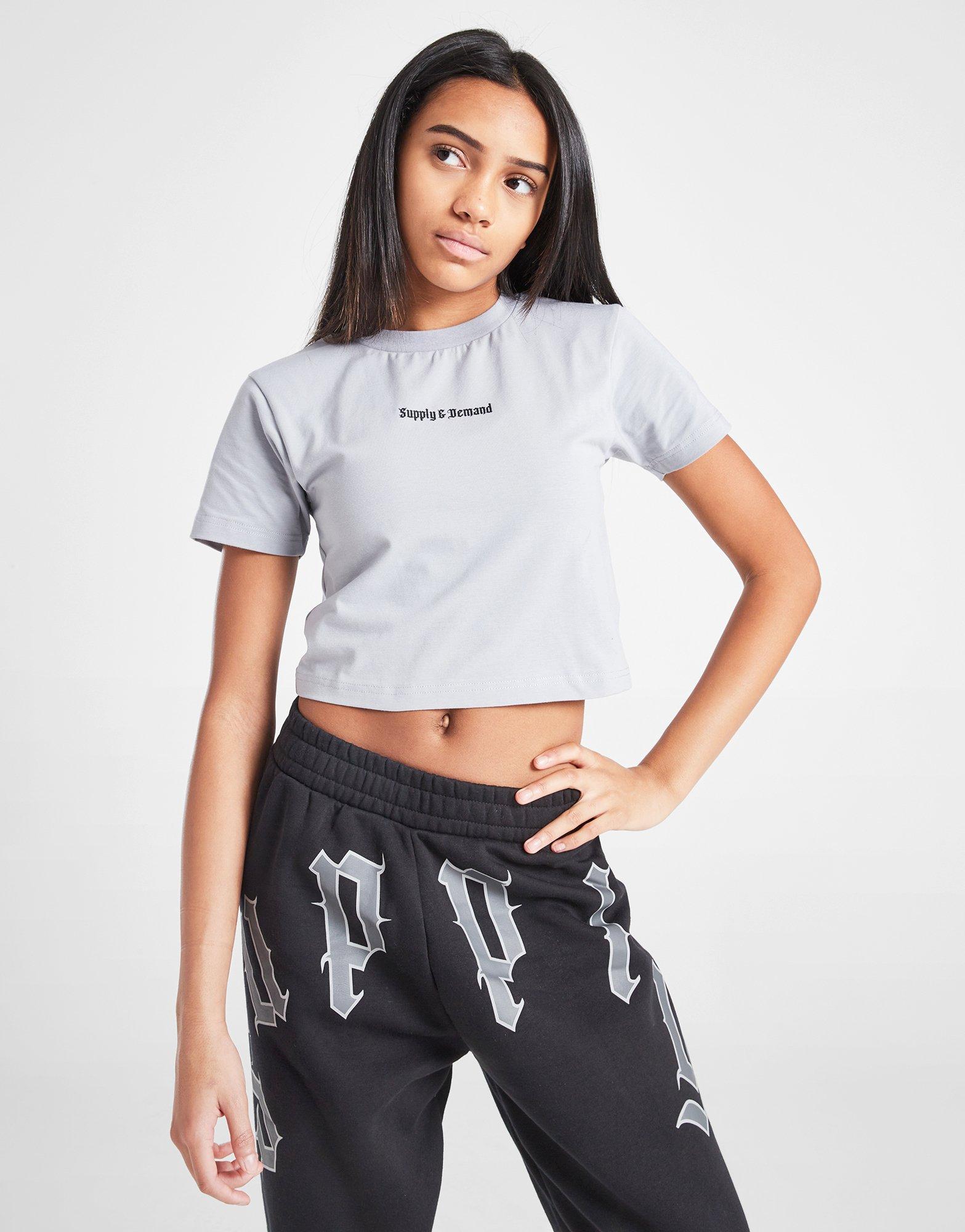 Supply & Demand Girls' Brook Slim T-Shirt Junior