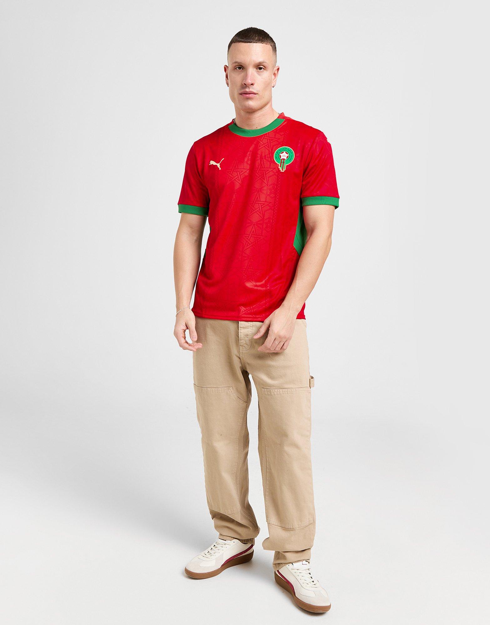 Red PUMA Morocco 2025 Home Shirt JD Sports UK