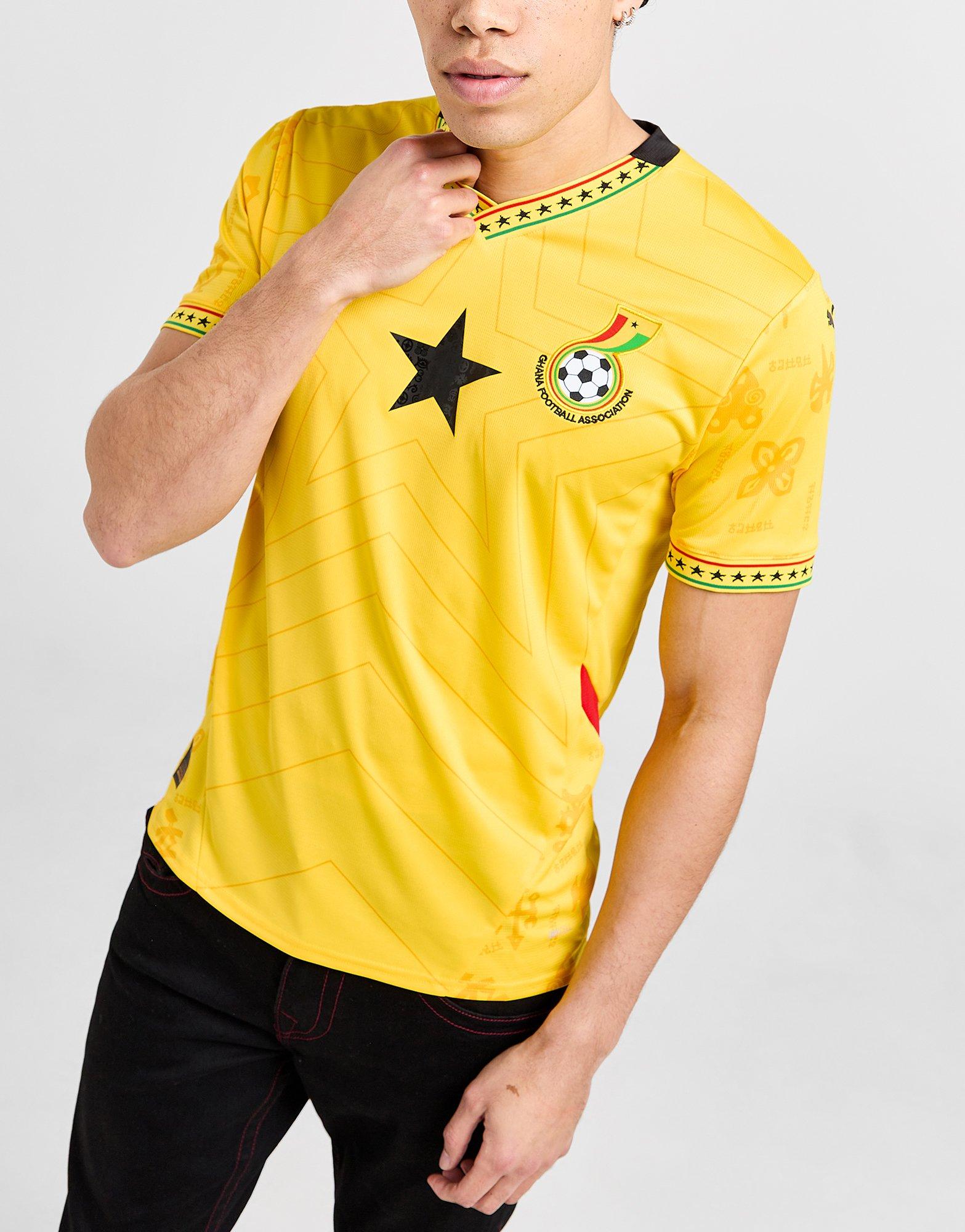 Yellow PUMA Ghana 2025 Away Shirt JD Sports Global