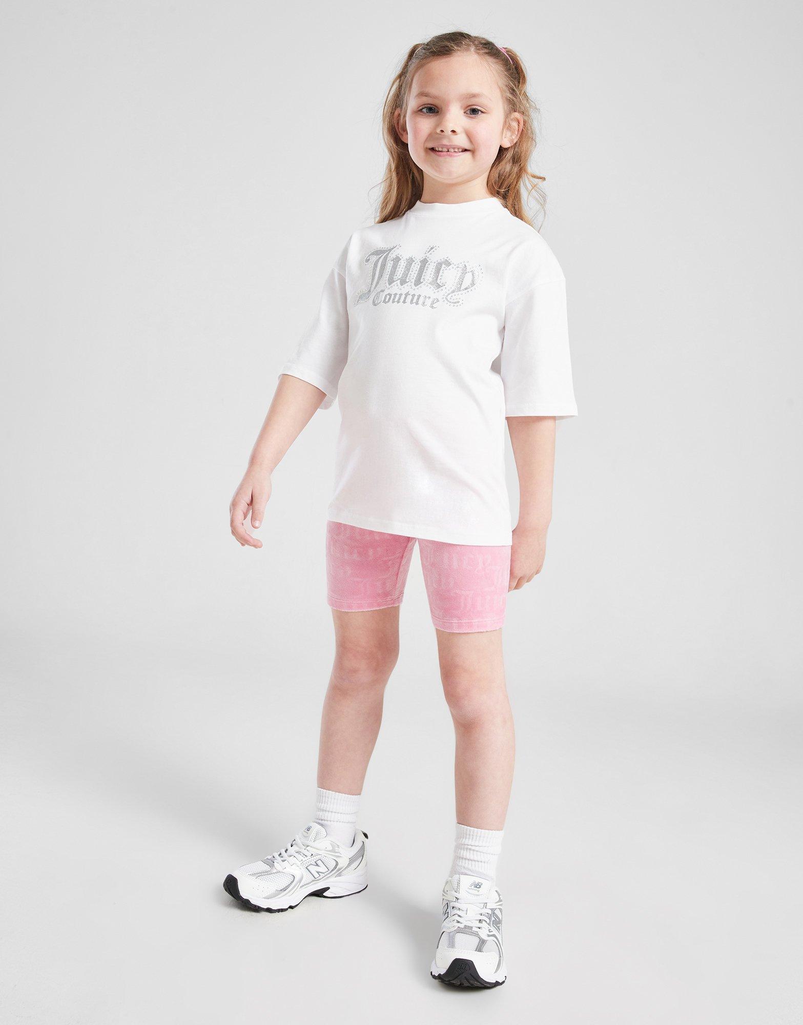 JUICY COUTURE T-shirt/mono Bike Shorts Set Children