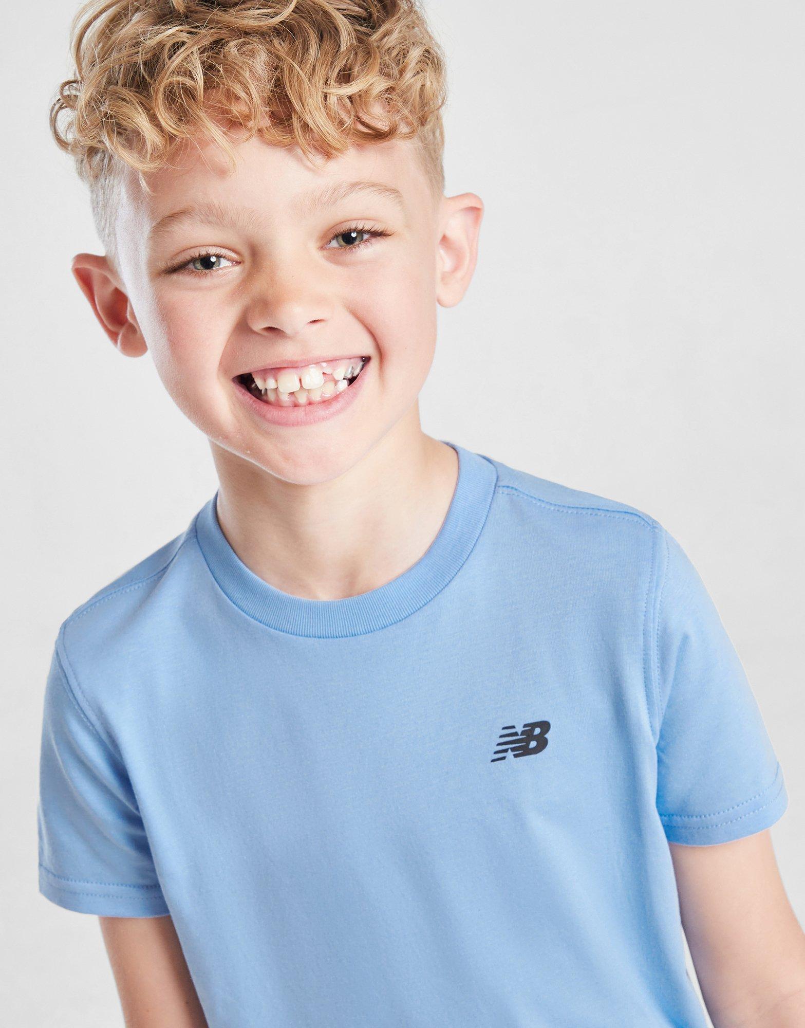 New Balance Linear T-Shirt/Shorts Set Children