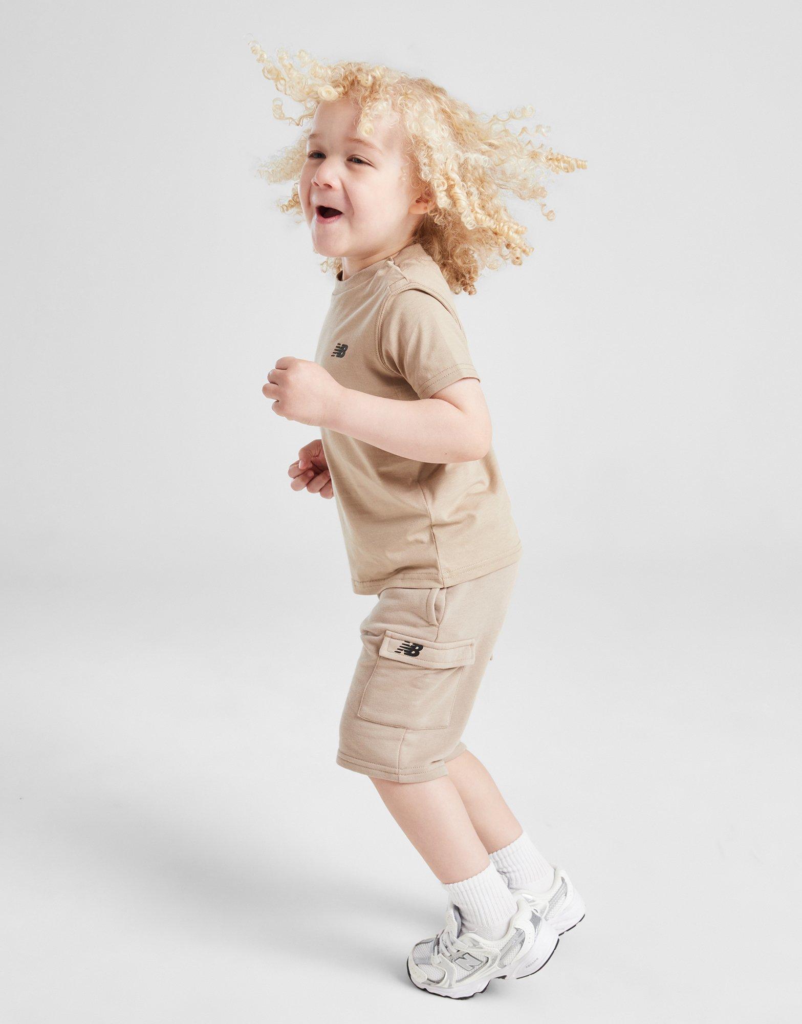 New Balance Linear T-Shirt/Shorts Set Infant